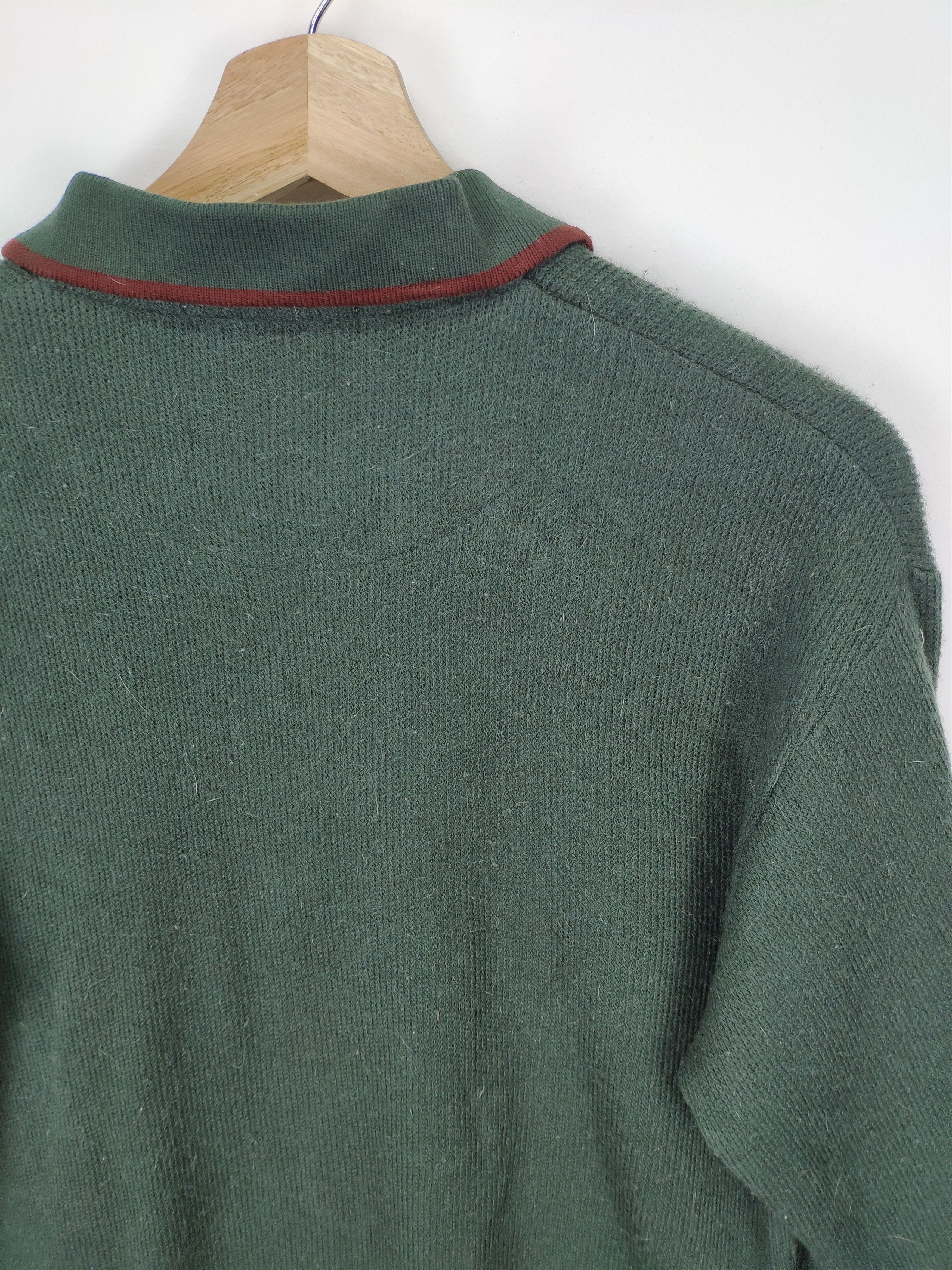 Japanese Brand × Vintage Vintage Wool Polo Shirt Long Sleeve by Lindberg Size US M / EU 48-50 / 2 - 11 Thumbnail
