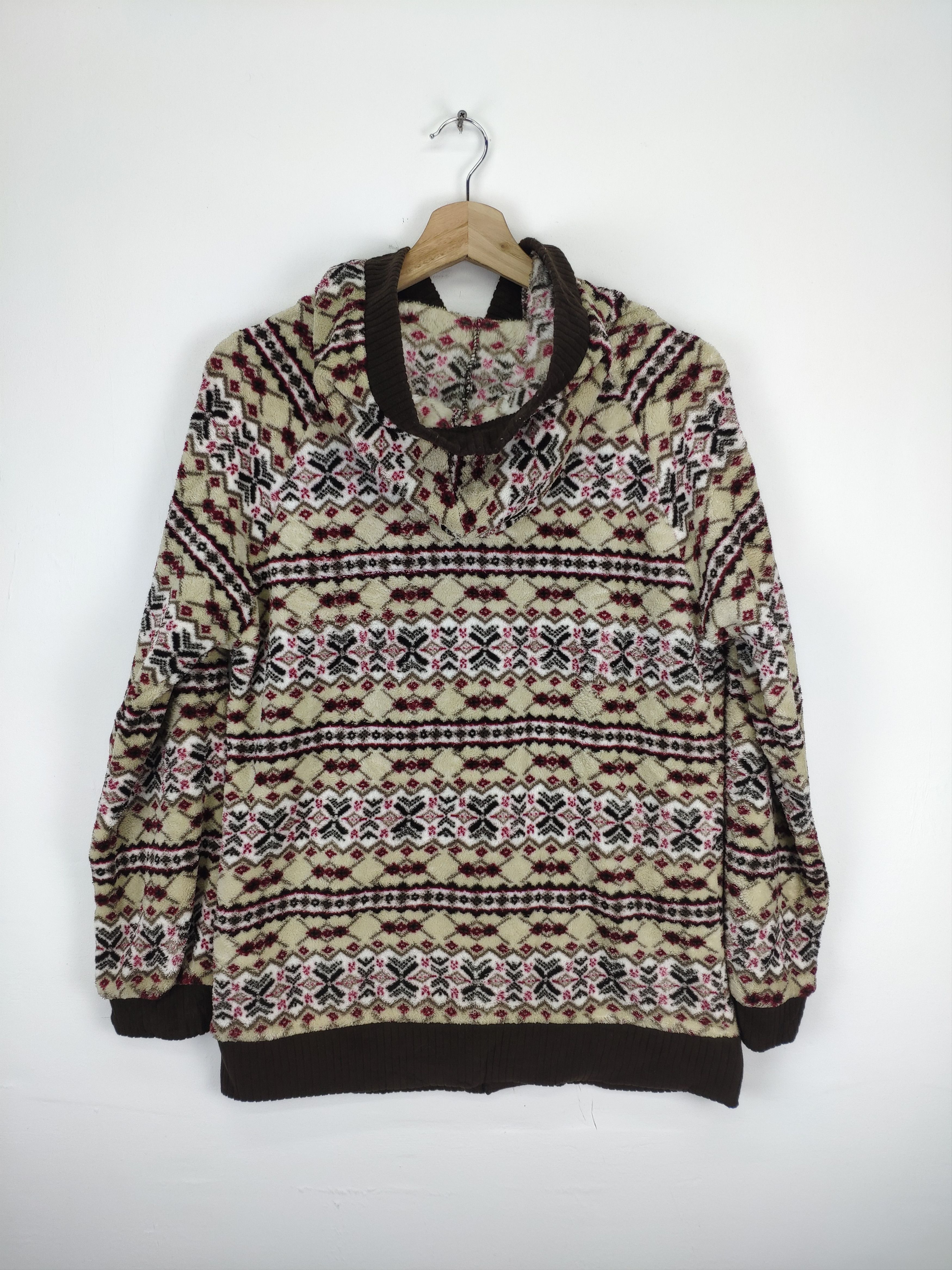 Japanese Brand × Native Fleece Cardigan Hoodie Native Style by SOSPITA Size M / US 6-8 / IT 42-44 - 15 Thumbnail