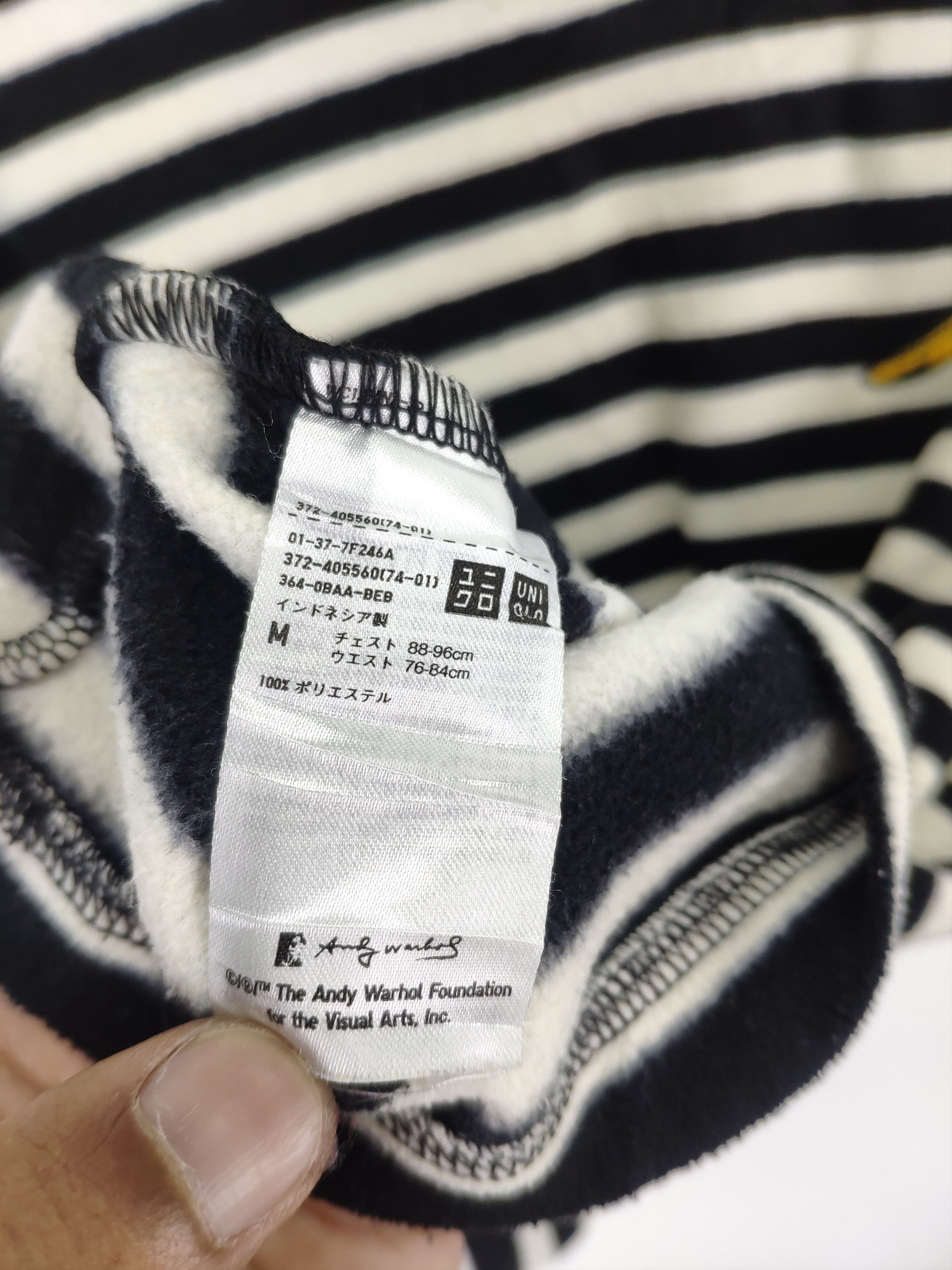 Andy Warhol × Japanese Brand Designer Andy Warhol x Uniqlo Long Sleeve Shirt Striped Size US M / EU 48-50 / 2 - 12 Thumbnail