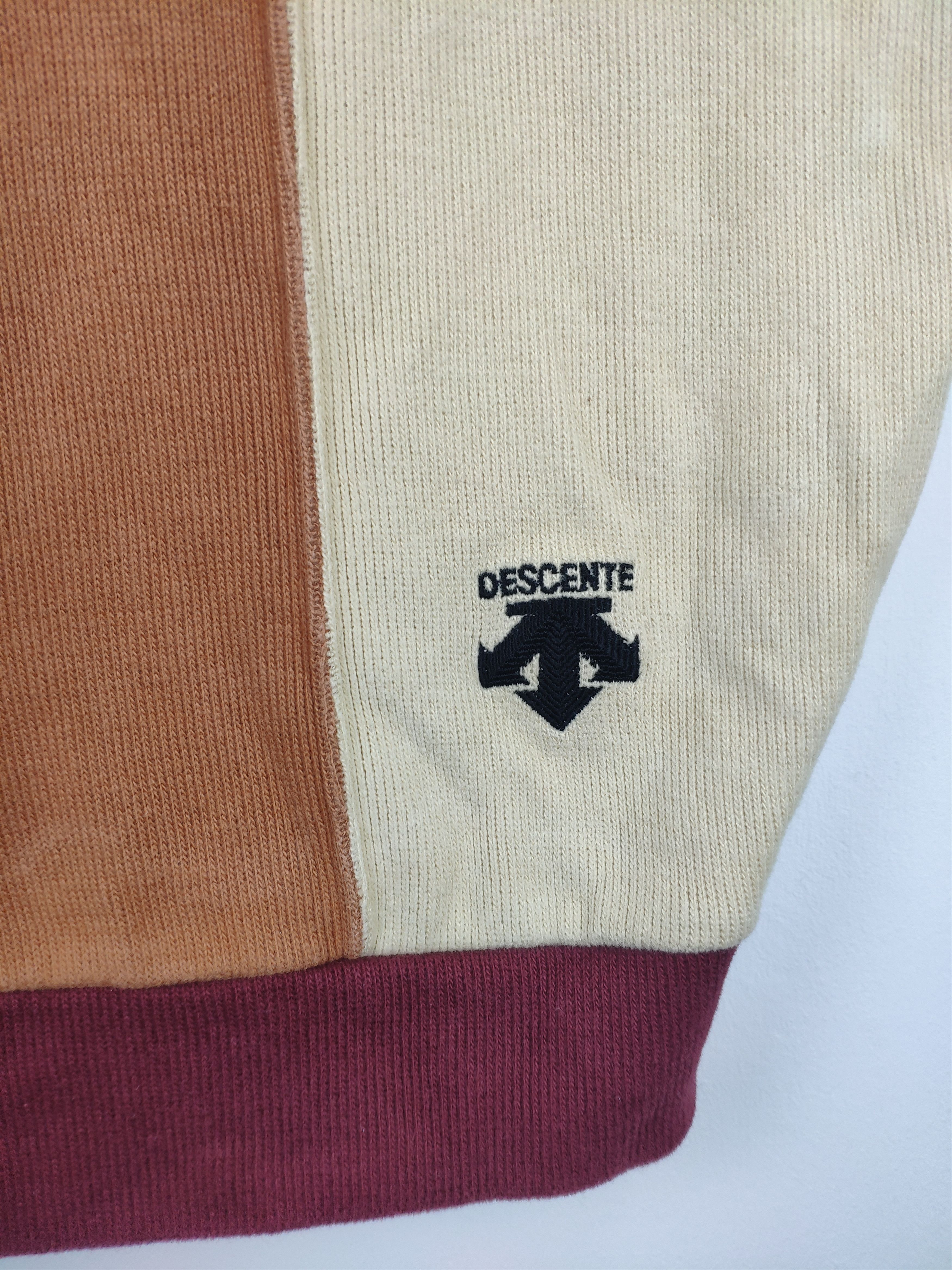 Descente × Japanese Brand OFFER 💥 Vintage Descente Knit Vest Colour Block Size US M / EU 48-50 / 2 - 3 Thumbnail