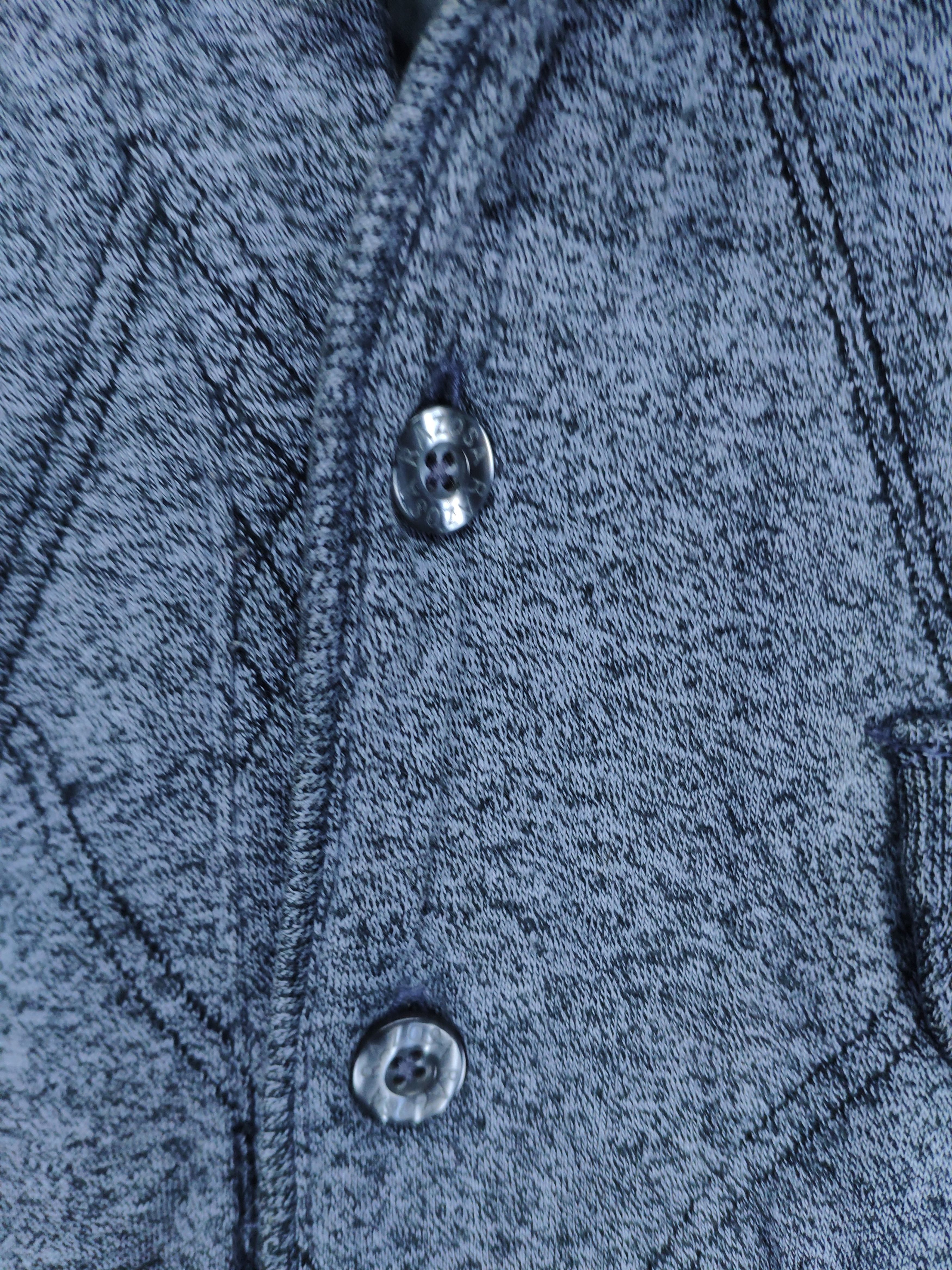 Japanese Brand × Vintage Steal 💥 Vintage Knit Polo Long Sleeve Shirt Diamond style Size US M / EU 48-50 / 2 - 6 Thumbnail