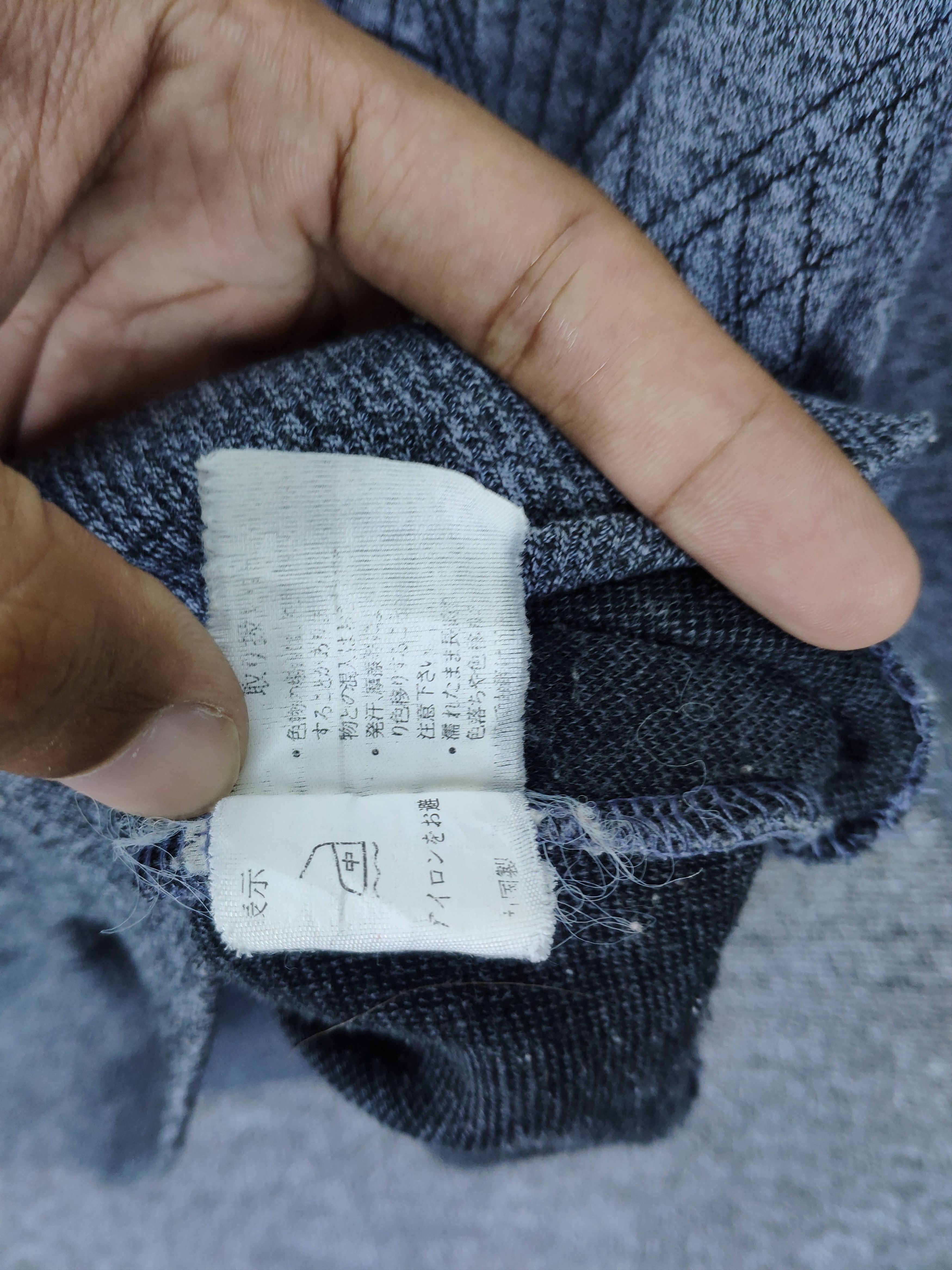 Japanese Brand × Vintage Steal 💥 Vintage Knit Polo Long Sleeve Shirt Diamond style Size US M / EU 48-50 / 2 - 10 Thumbnail