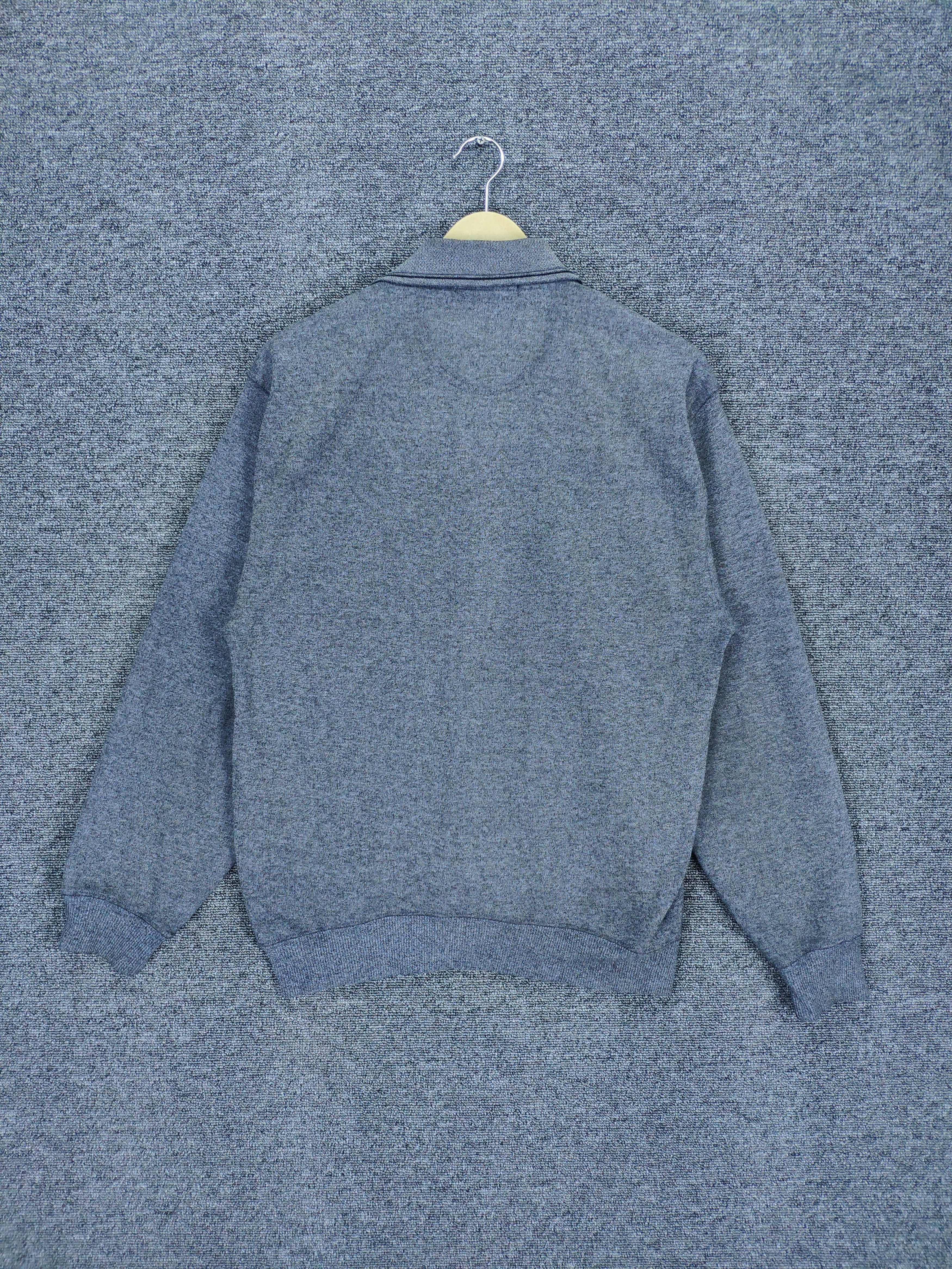 Japanese Brand × Vintage Steal 💥 Vintage Knit Polo Long Sleeve Shirt Diamond style Size US M / EU 48-50 / 2 - 11 Thumbnail