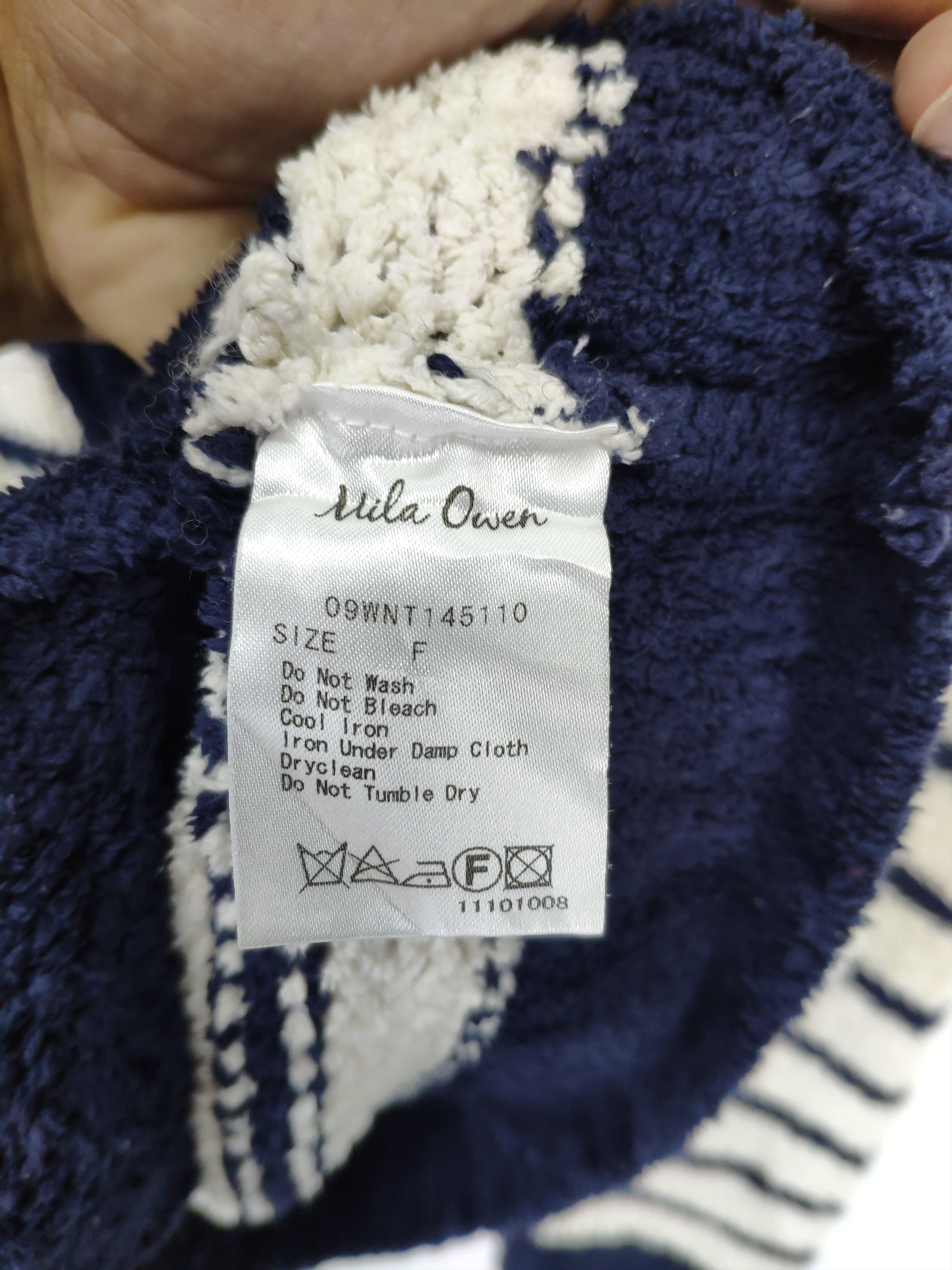 Designer × Japanese Brand × Vintage Vintage Hoodie Knit Jacket by Mila Owen Sister Rick Owen Size M / US 6-8 / IT 42-44 - 11 Thumbnail