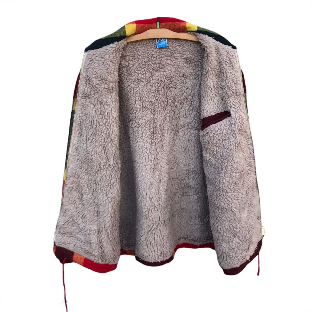 Ocean Pacific × Vintage Ocean pacific sherpa tartan jacket Size US L / EU 52-54 / 3 - 3 Thumbnail