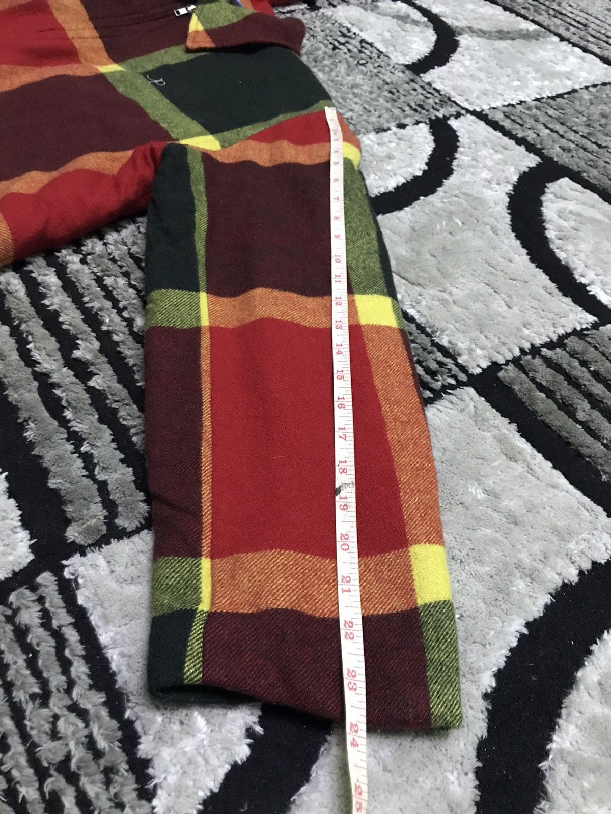Ocean Pacific × Vintage Ocean pacific sherpa tartan jacket Size US L / EU 52-54 / 3 - 8 Thumbnail