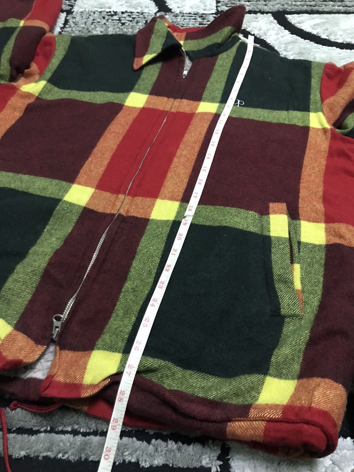 Ocean Pacific × Vintage Ocean pacific sherpa tartan jacket Size US L / EU 52-54 / 3 - 6 Thumbnail