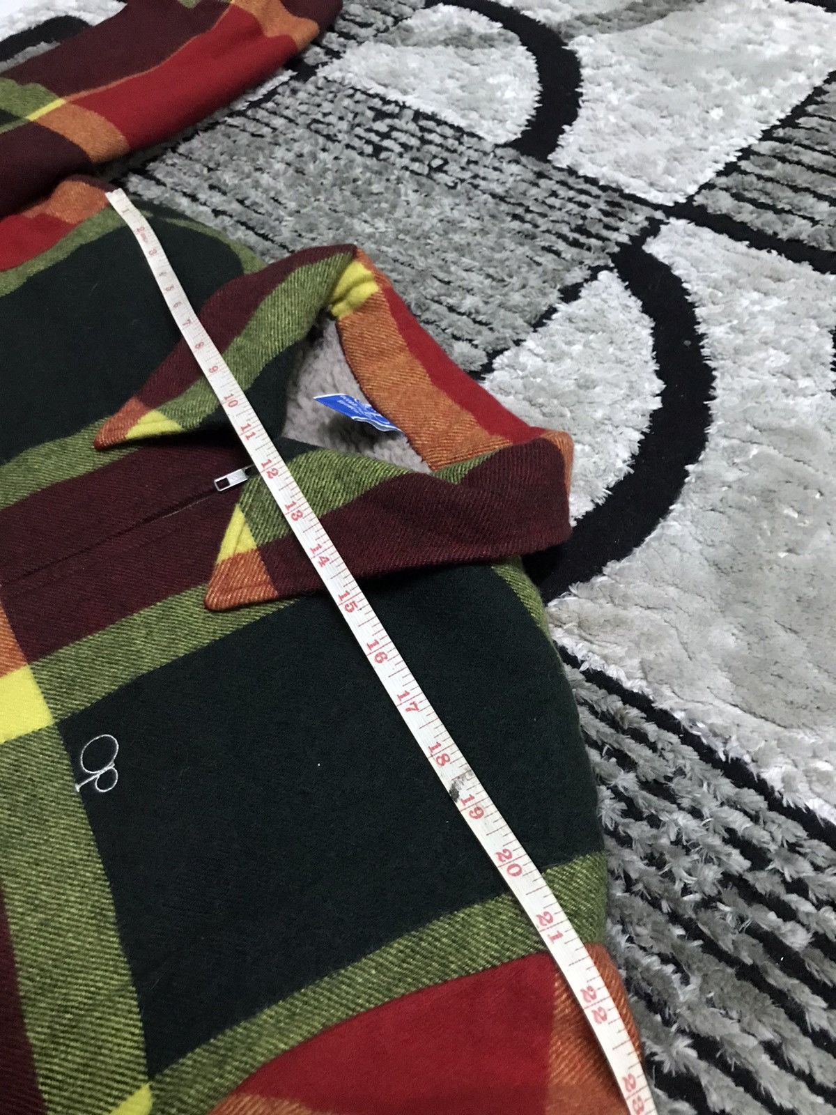 Ocean Pacific × Vintage Ocean pacific sherpa tartan jacket Size US L / EU 52-54 / 3 - 7 Thumbnail