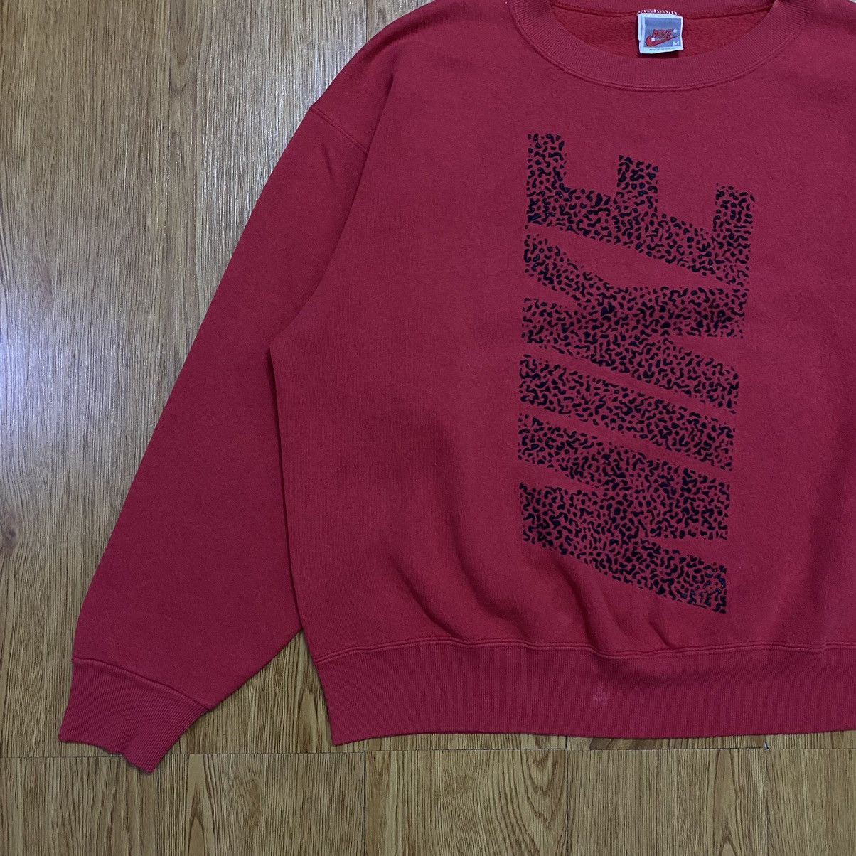 Nike × Vintage Vintage Nike Spellout Big Logo Sweatshirt Size M / US 6-8 / IT 42-44 - 3 Thumbnail
