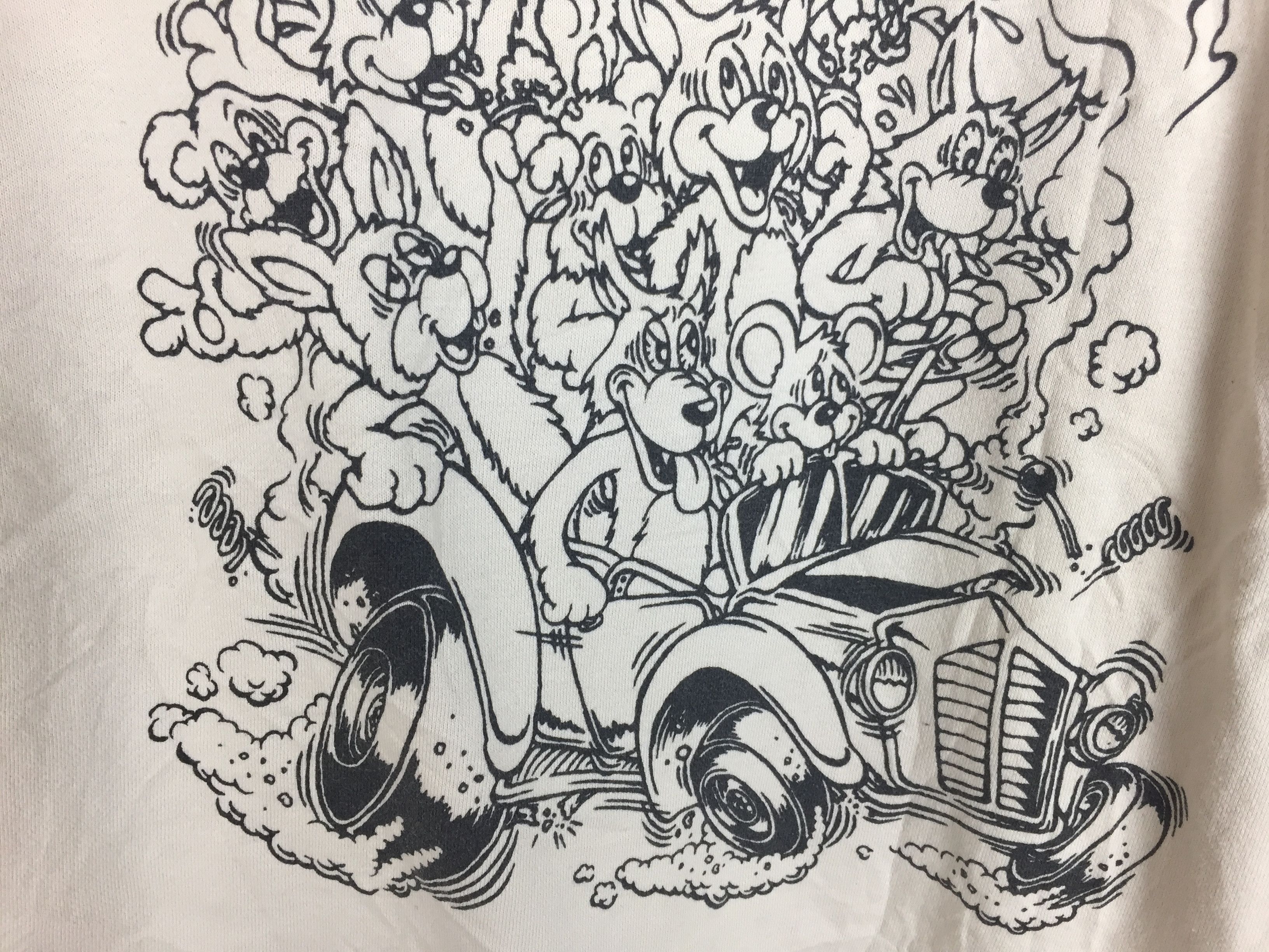 Japanese Brand RNA Japan Eleven animal dwarfs art punk oversize sweatshirt Size US L / EU 52-54 / 3 - 6 Thumbnail