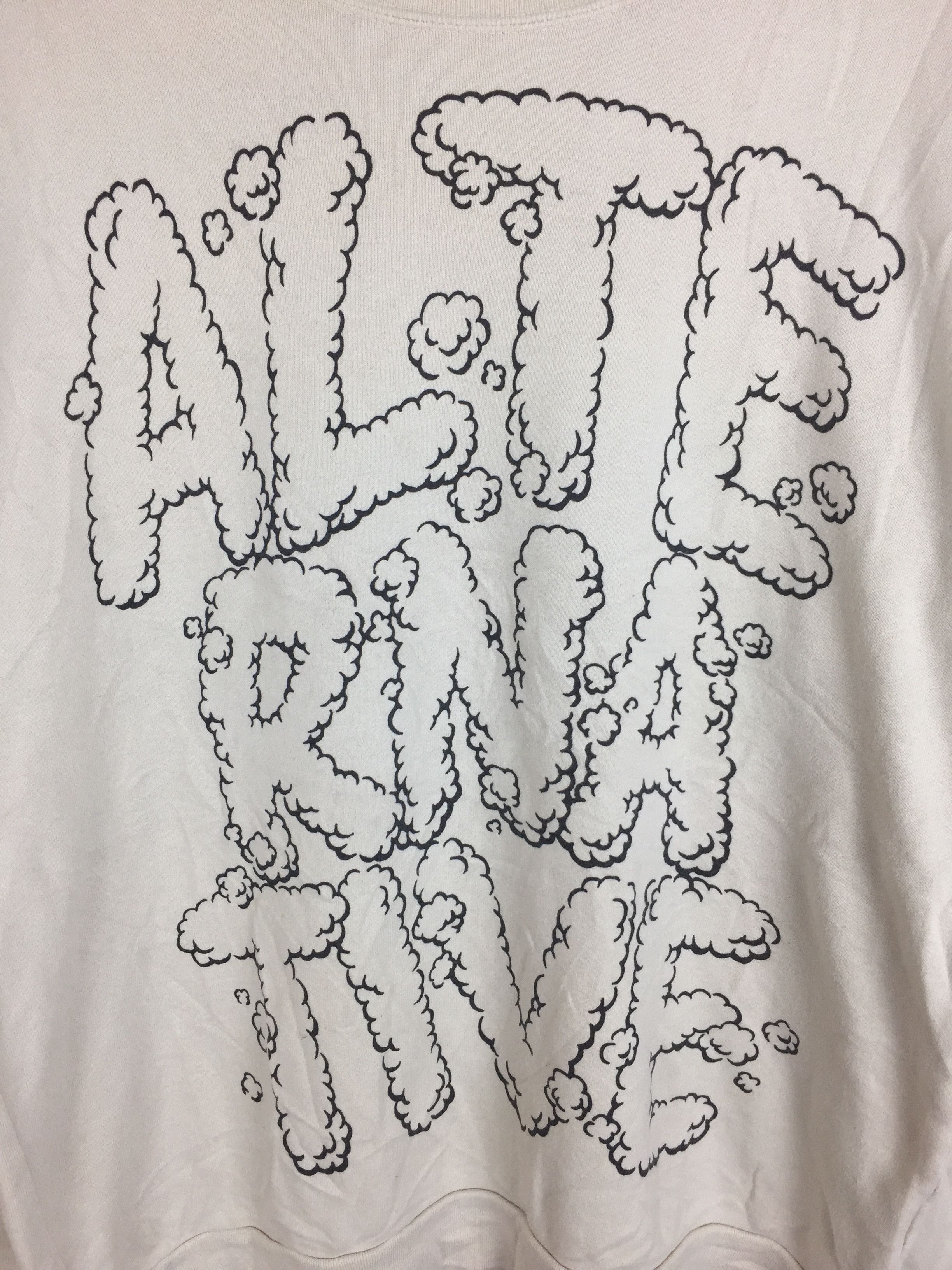 Japanese Brand RNA Japan Eleven animal dwarfs art punk oversize sweatshirt Size US L / EU 52-54 / 3 - 9 Thumbnail
