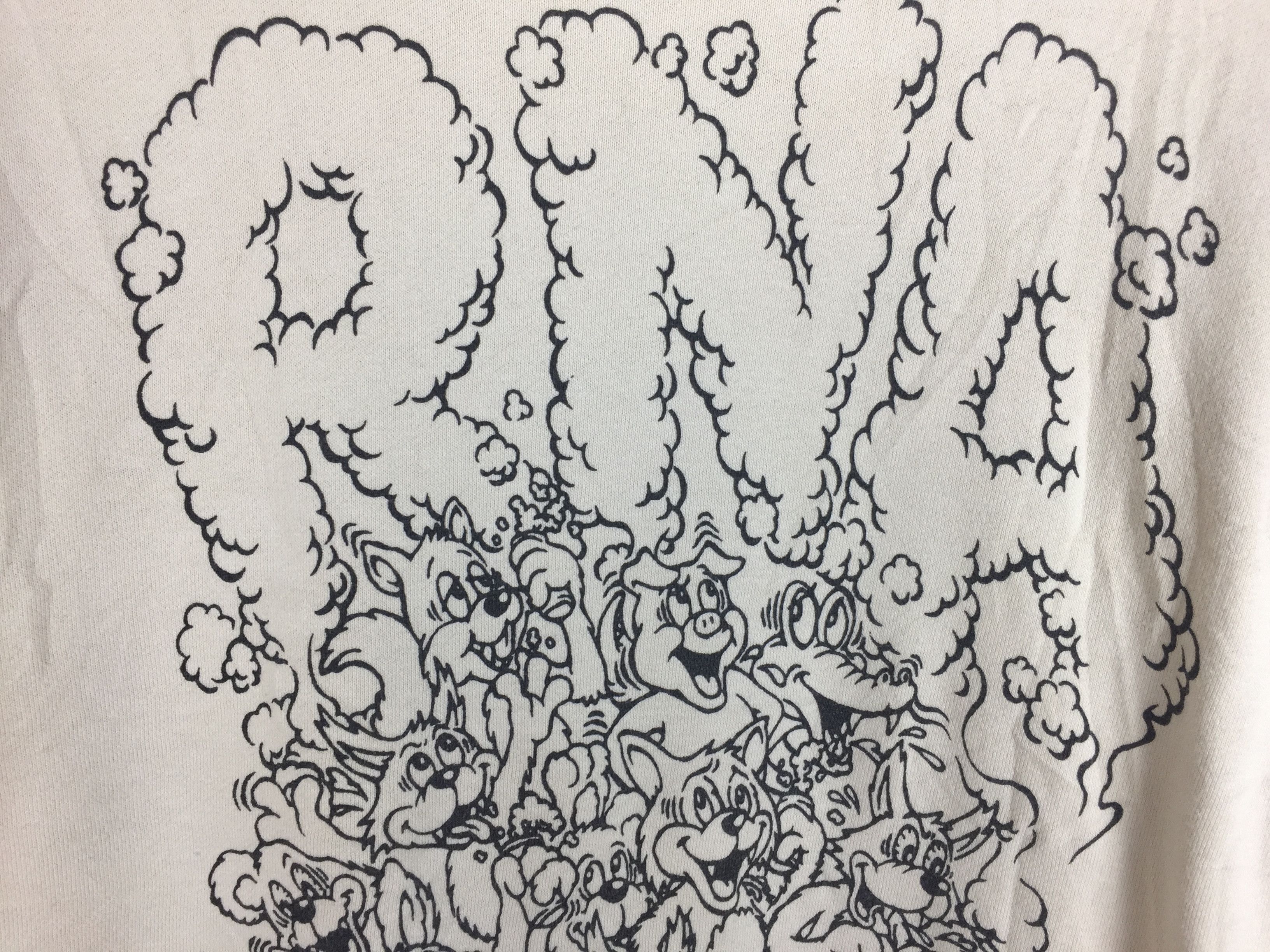 Japanese Brand RNA Japan Eleven animal dwarfs art punk oversize sweatshirt Size US L / EU 52-54 / 3 - 7 Thumbnail