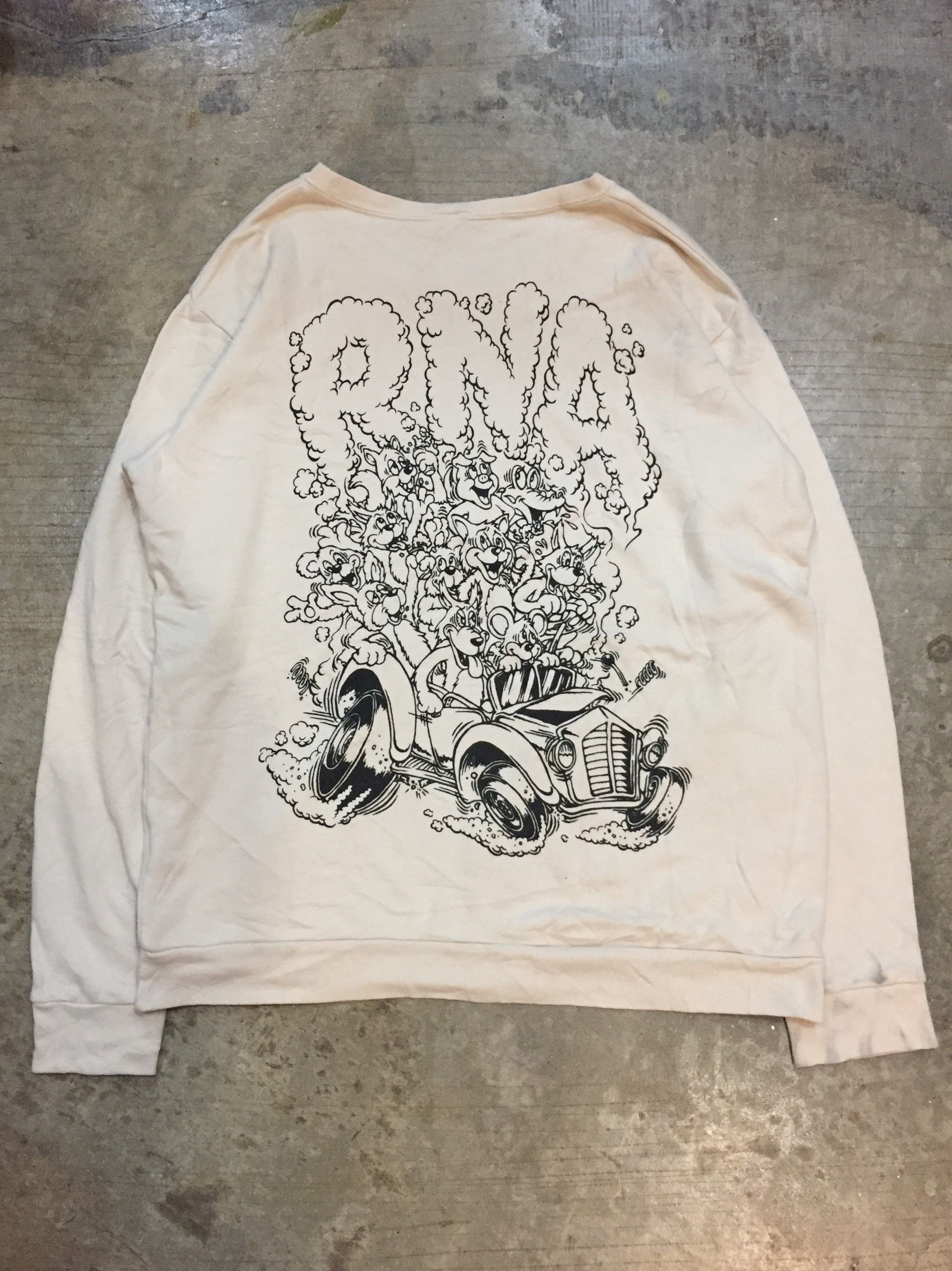 Japanese Brand RNA Japan Eleven animal dwarfs art punk oversize sweatshirt Size US L / EU 52-54 / 3 - 2 Thumbnail