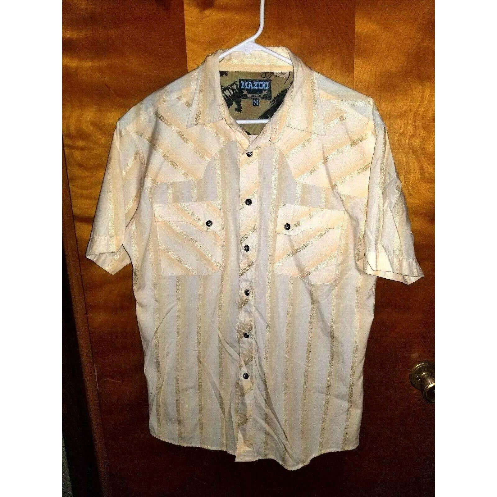 Chemise Manches Longues Brandini Vert à Carreaux - Taille M, Occasion Très Bon état
