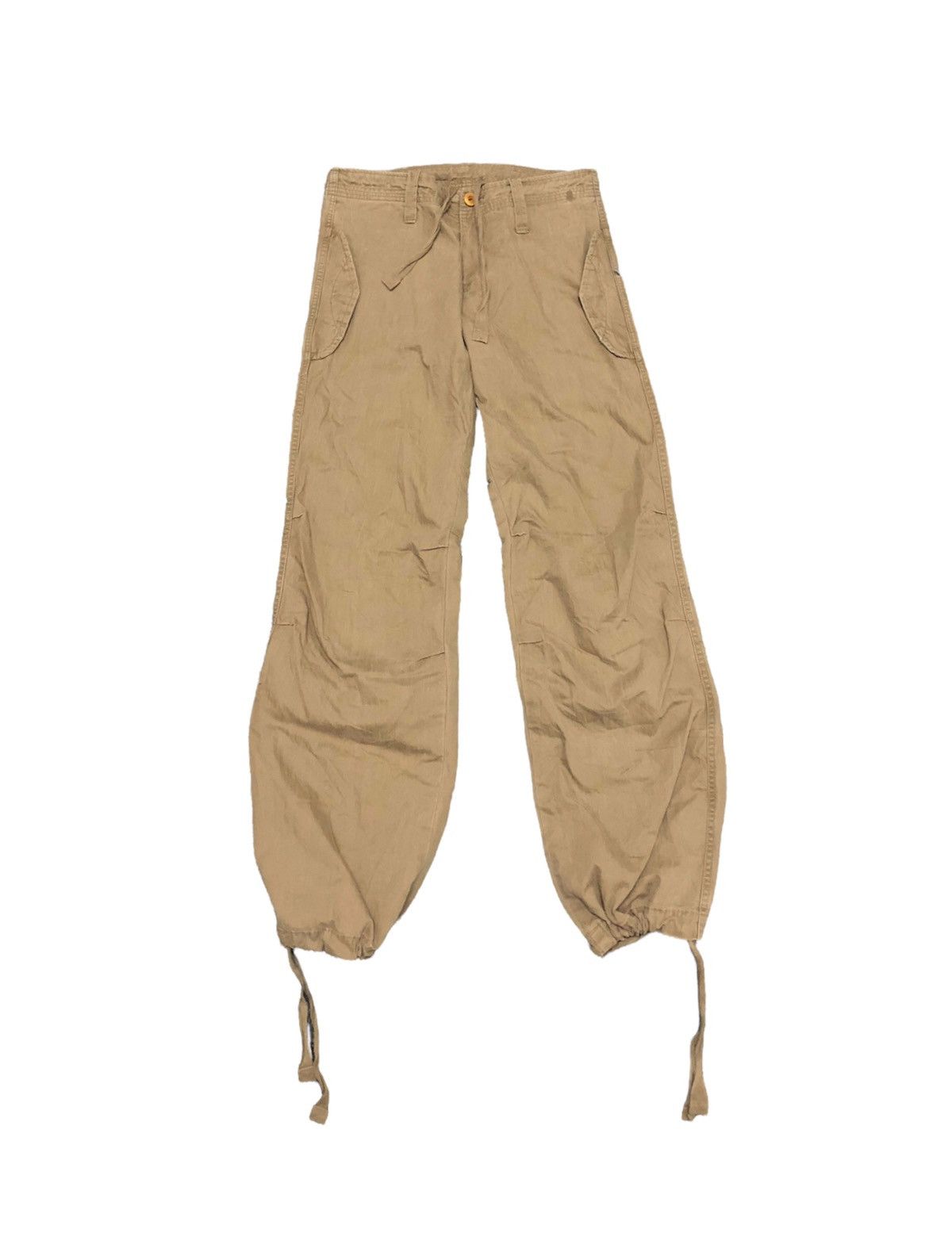 image of 45Rpm x R Archive 45 Rpm Parachute Drawstring Pant in Beige, Men's (Size 29)