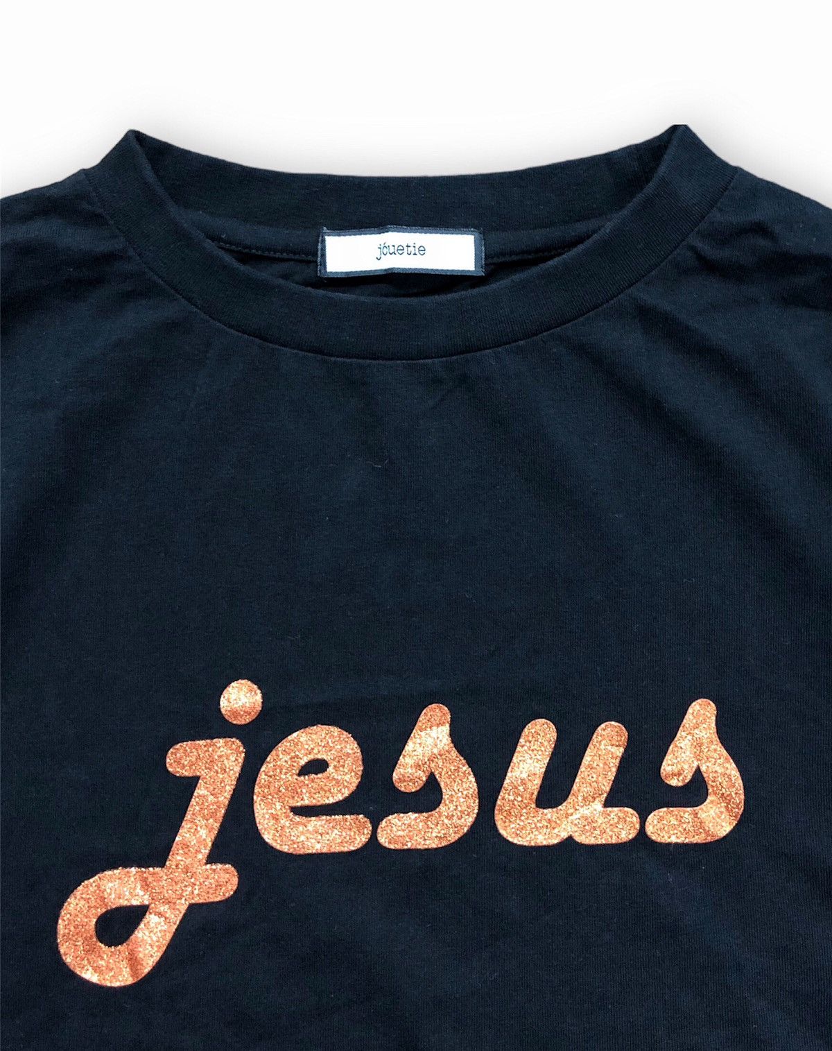 Japanese Brand 00's Joutie Japan “ Jesus “ glitter Harajuku punk fashion Size US M / EU 48-50 / 2 - 5 Thumbnail