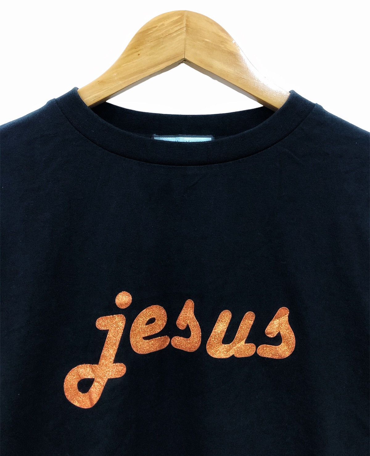 Japanese Brand 00's Joutie Japan “ Jesus “ glitter Harajuku punk fashion Size US M / EU 48-50 / 2 - 8 Thumbnail