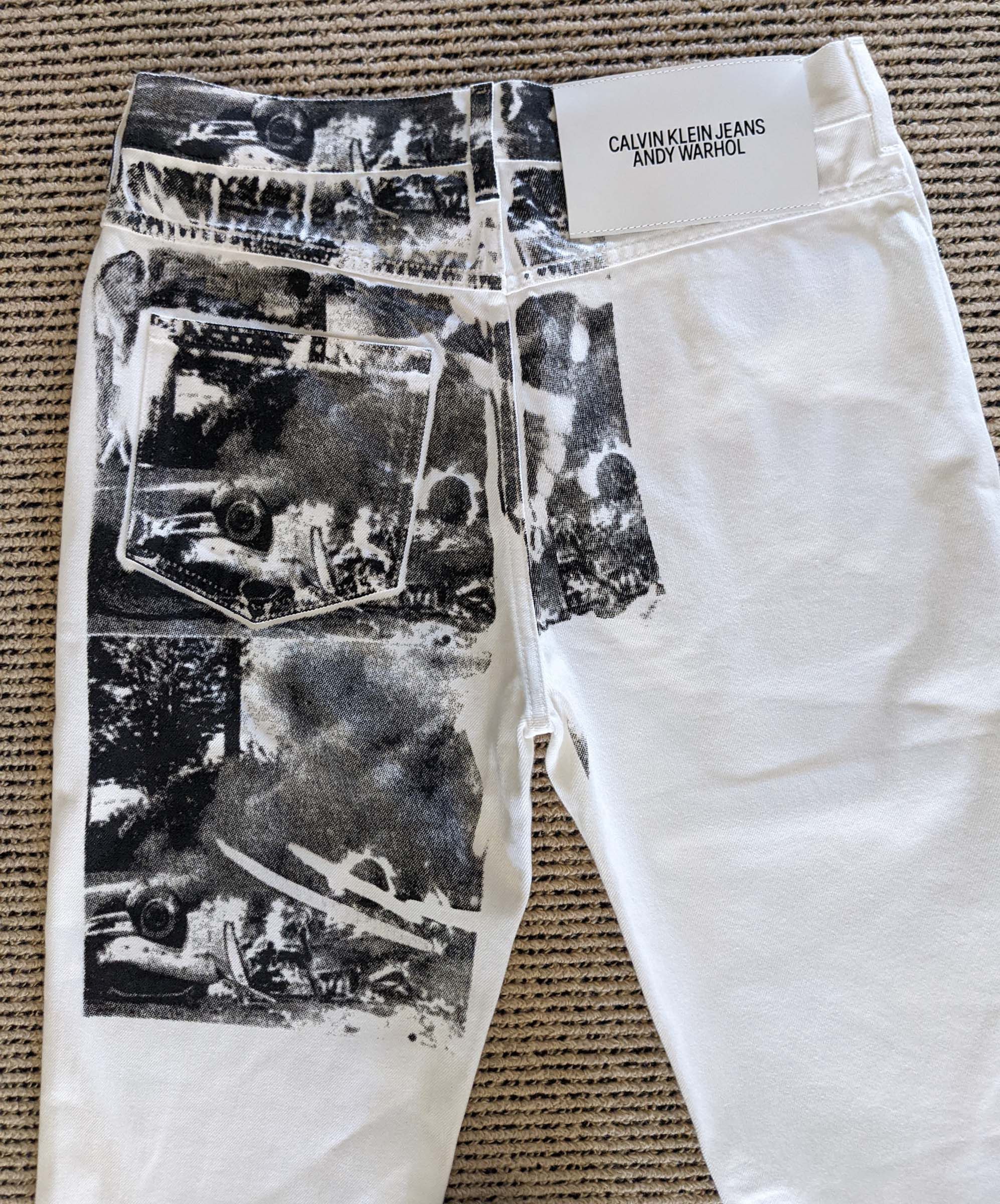 Calvin klein 205w39nyc andy warhol jeans deals