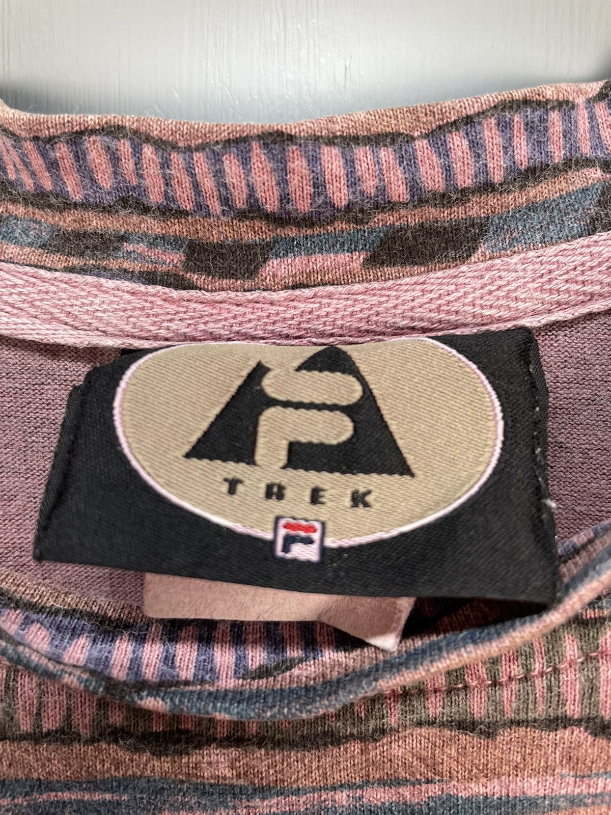 Fila Vintage 90s Fila trek all overprint t shirt Size US M / EU 48-50 / 2 - 4 Thumbnail