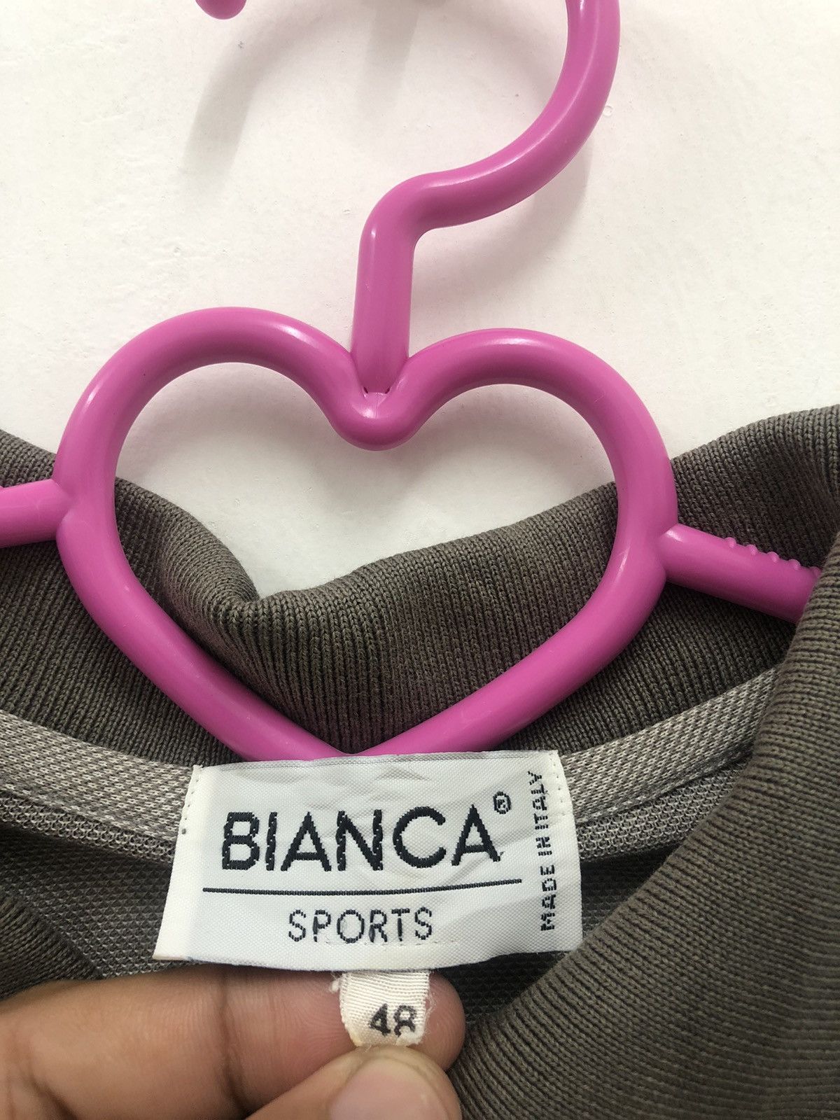 BIANCA CHANDON Rare Vintage BIANCA Sport Italy Single Pocket Polo Shirt Size US M / EU 48-50 / 2 - 3 Thumbnail