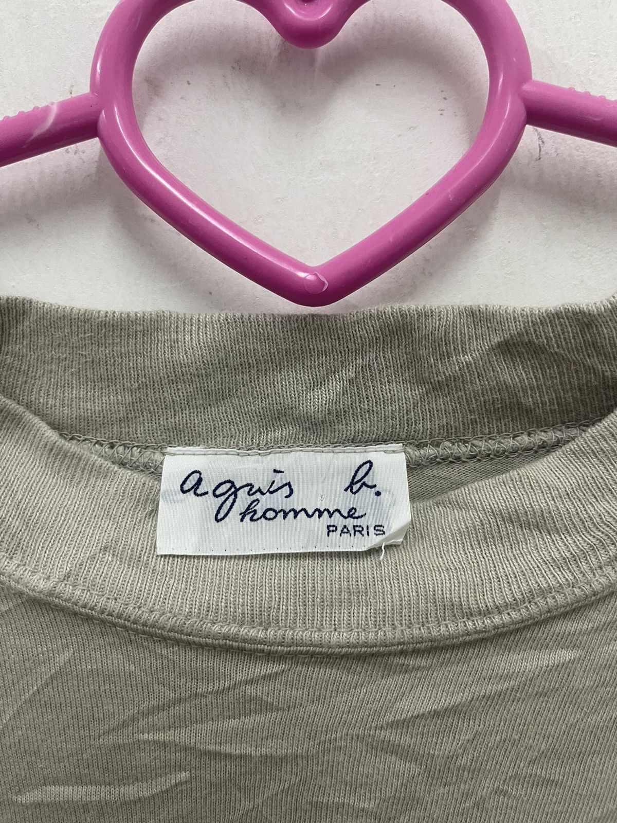 agnes b. Rare 90s Vintage AGNES B Homme Paris Single Pocket Shirt Size US M / EU 48-50 / 2 - 3 Thumbnail
