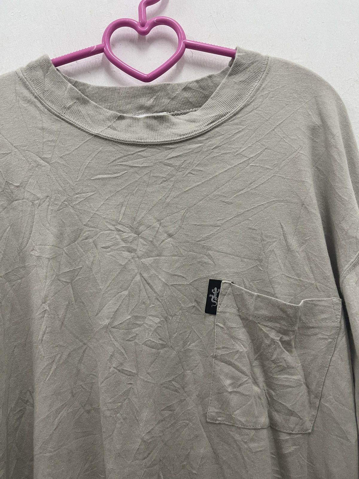agnes b. Rare 90s Vintage AGNES B Homme Paris Single Pocket Shirt Size US M / EU 48-50 / 2 - 2 Thumbnail