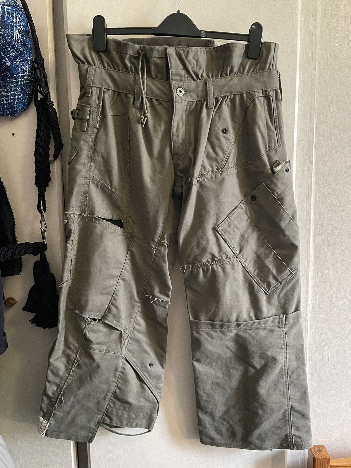Comme des Garcons Junya Watanabe AW06 Rebuilt Cargo Pants Size US 30 / EU 46 - 2 Thumbnail