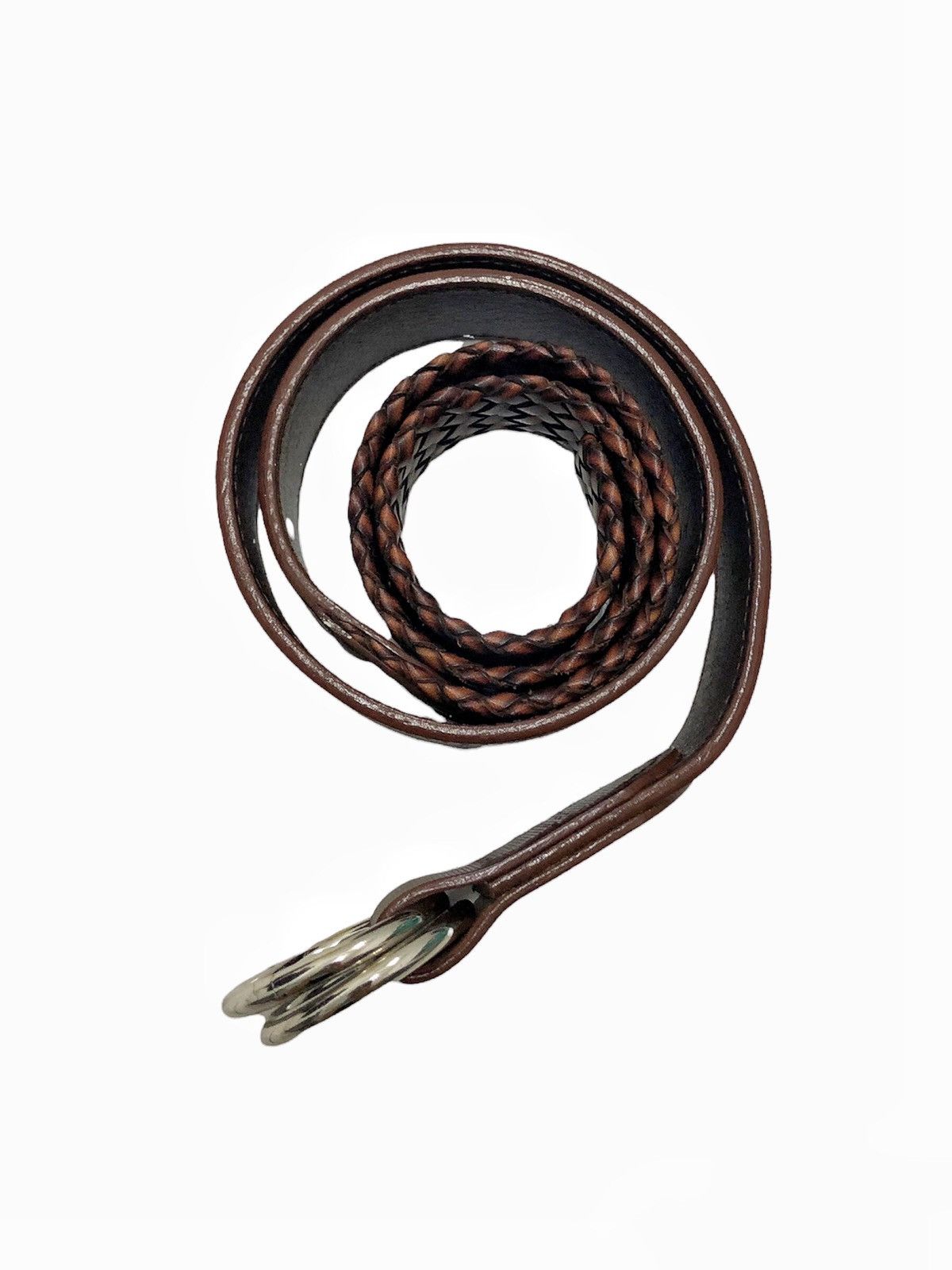 Nicole Club 00’s Avant-garde Monsieur Nicole braided leather belt Size ONE SIZE - 3 Thumbnail