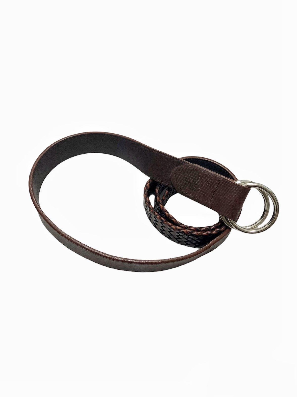 Nicole Club 00’s Avant-garde Monsieur Nicole braided leather belt Size ONE SIZE - 4 Thumbnail