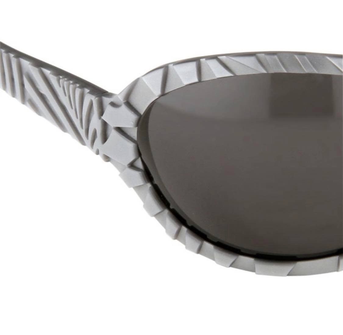 Jeremy Scott Jeremy Scott SS2013 Wraparound Gray Sunglasses Size ONE SIZE - 7 Thumbnail