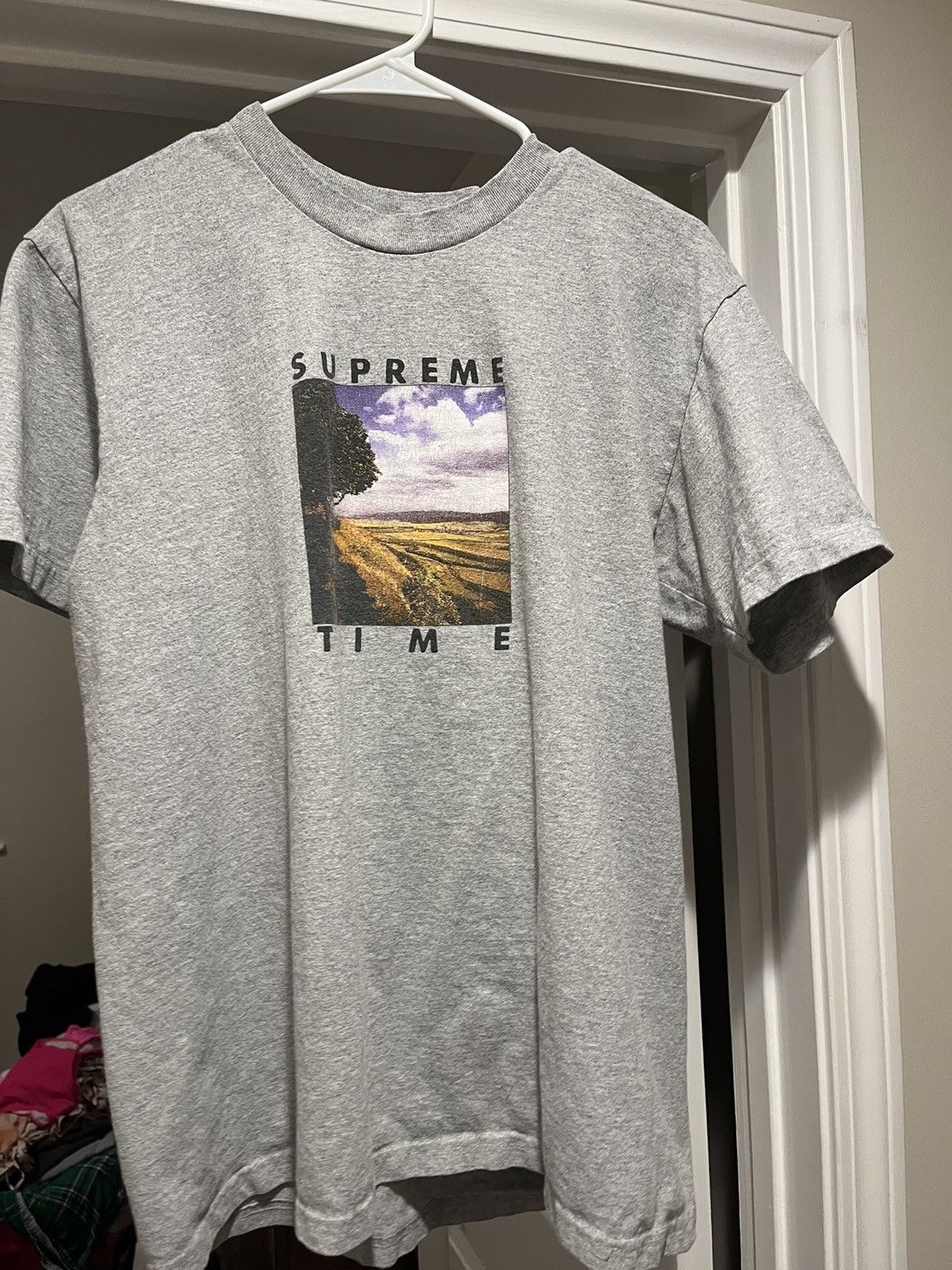 Supreme Supreme Time Spring Tee Size US M / EU 48-50 / 2 - 1 Thumbnail