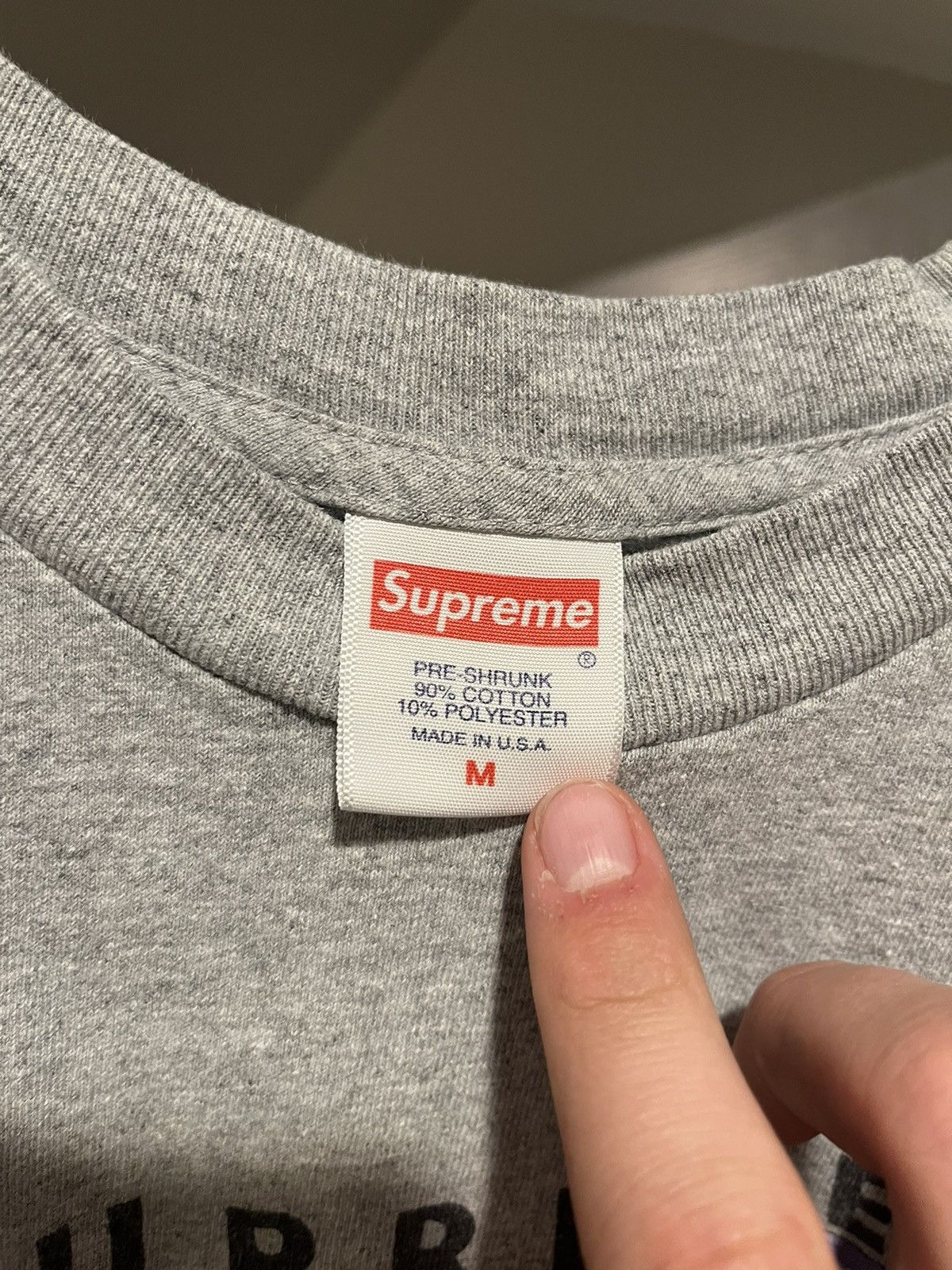 Supreme Supreme Time Spring Tee Size US M / EU 48-50 / 2 - 3 Thumbnail