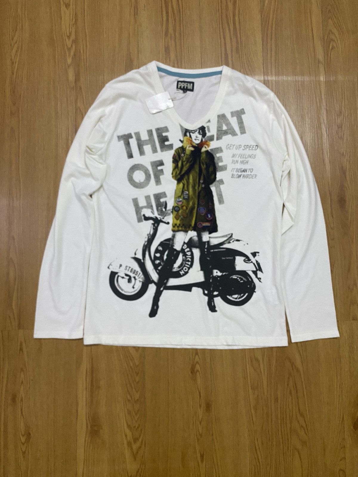 Japanese Brand PPFM the heat of the hit longsleeve tshirt Size US M / EU 48-50 / 2 - 1 Thumbnail