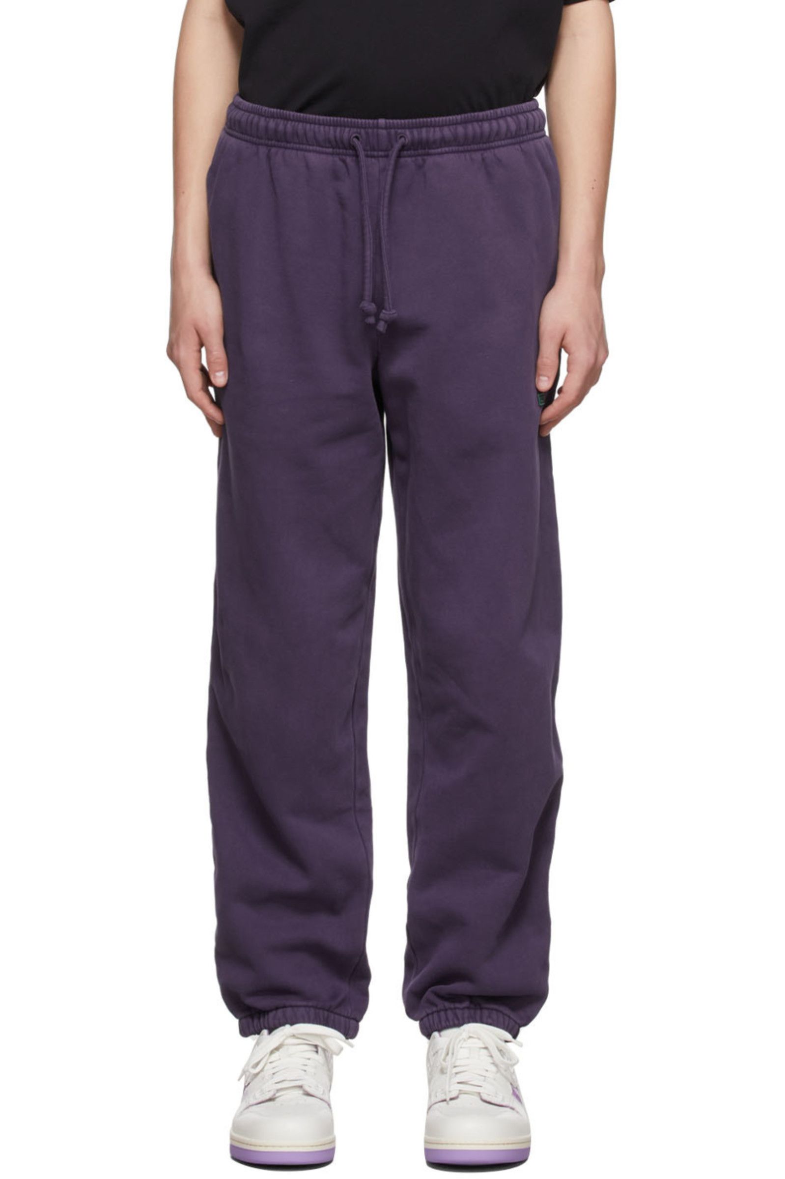 image of Acne Studios Purple Jogger Sweatpants, Men's (Size 34)