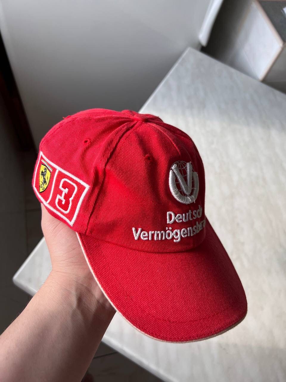 Ferrari × Formula 1 × Vintage VINTAGE 90's FERRARI RACING CAP FORMULA 1 SCHUMACHER HAT Size ONE SIZE - 2 Thumbnail