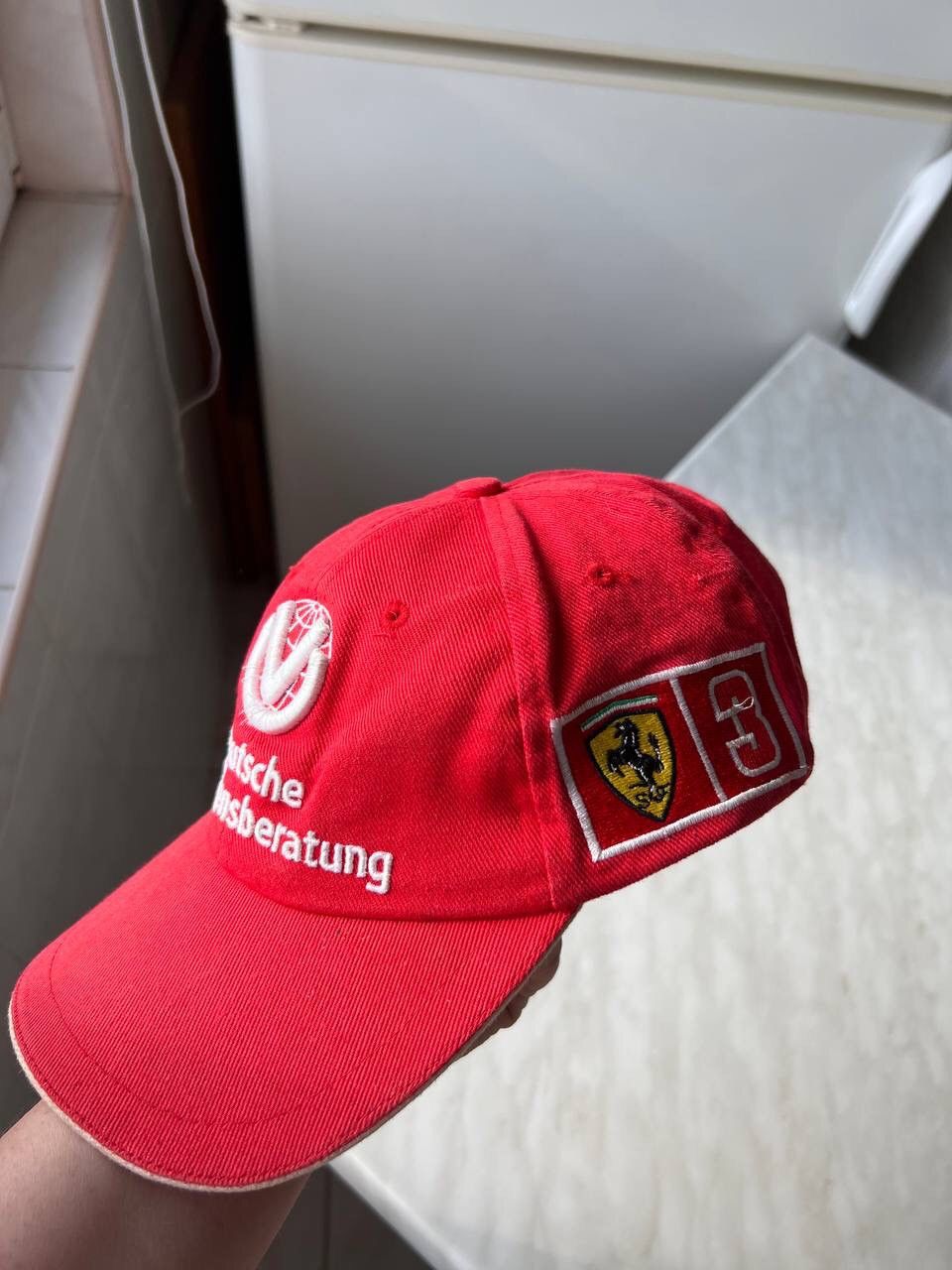 Ferrari × Formula 1 × Vintage VINTAGE 90's FERRARI RACING CAP FORMULA 1 SCHUMACHER HAT Size ONE SIZE - 4 Thumbnail