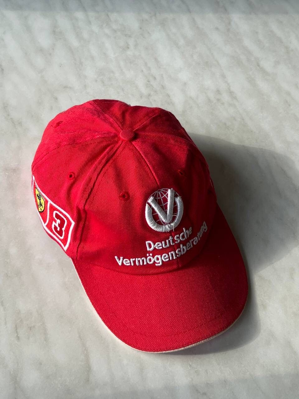Ferrari × Formula 1 × Vintage VINTAGE 90's FERRARI RACING CAP FORMULA 1 SCHUMACHER HAT Size ONE SIZE - 1 Thumbnail
