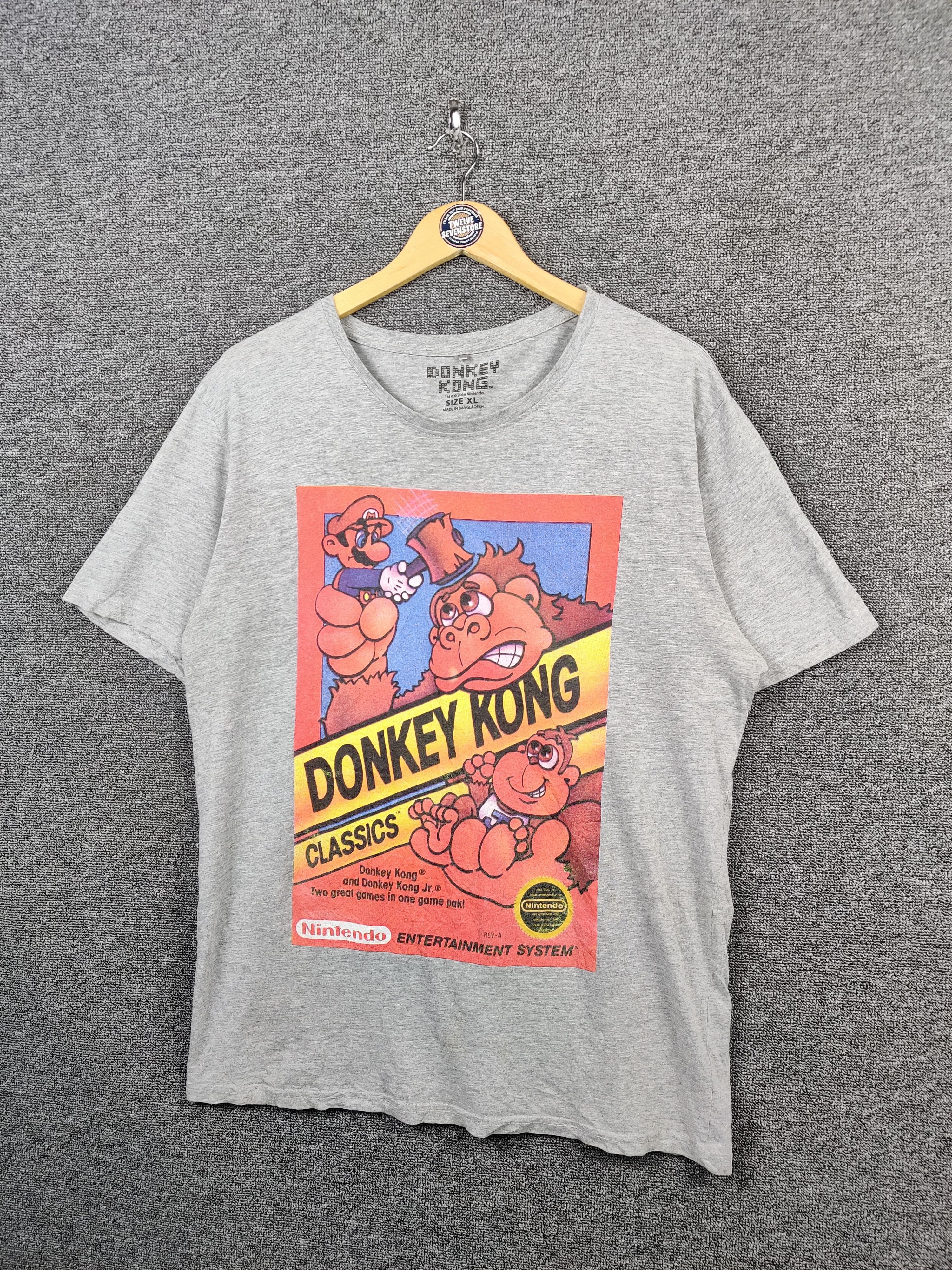 Cartoon Network Vintage Donkey Kong Classic Nintendo Tee Tshirt Size US XL / EU 56 / 4 - 2 Thumbnail