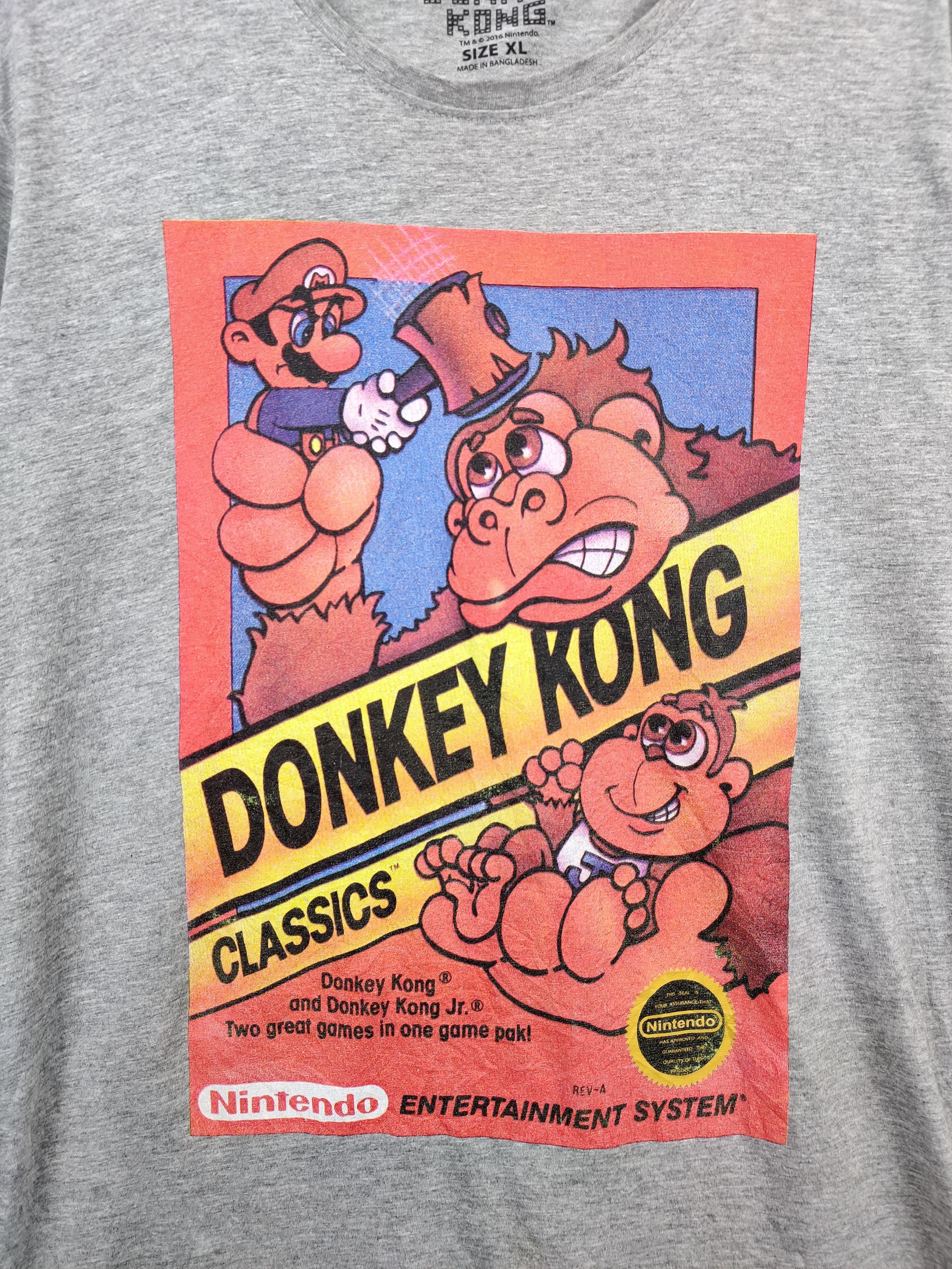 Cartoon Network Vintage Donkey Kong Classic Nintendo Tee Tshirt Size US XL / EU 56 / 4 - 4 Thumbnail