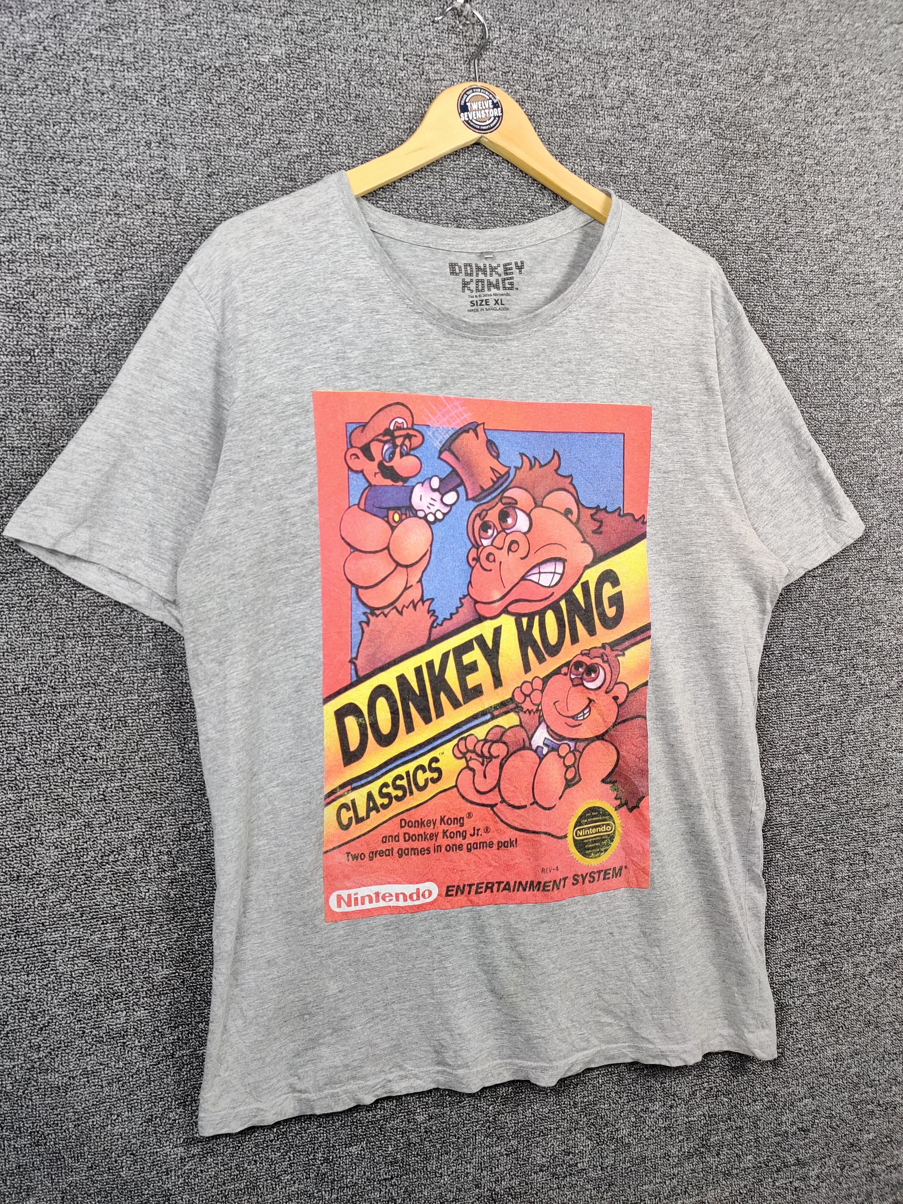 Cartoon Network Vintage Donkey Kong Classic Nintendo Tee Tshirt Size US XL / EU 56 / 4 - 6 Thumbnail
