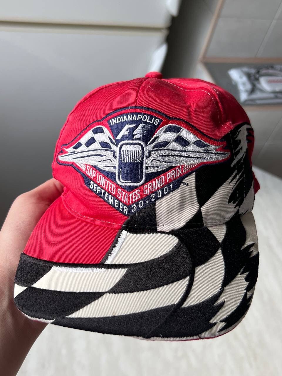 Vintage USA Formula One Indianapolis 2001 Racing cap hat Size ONE SIZE - 4 Thumbnail