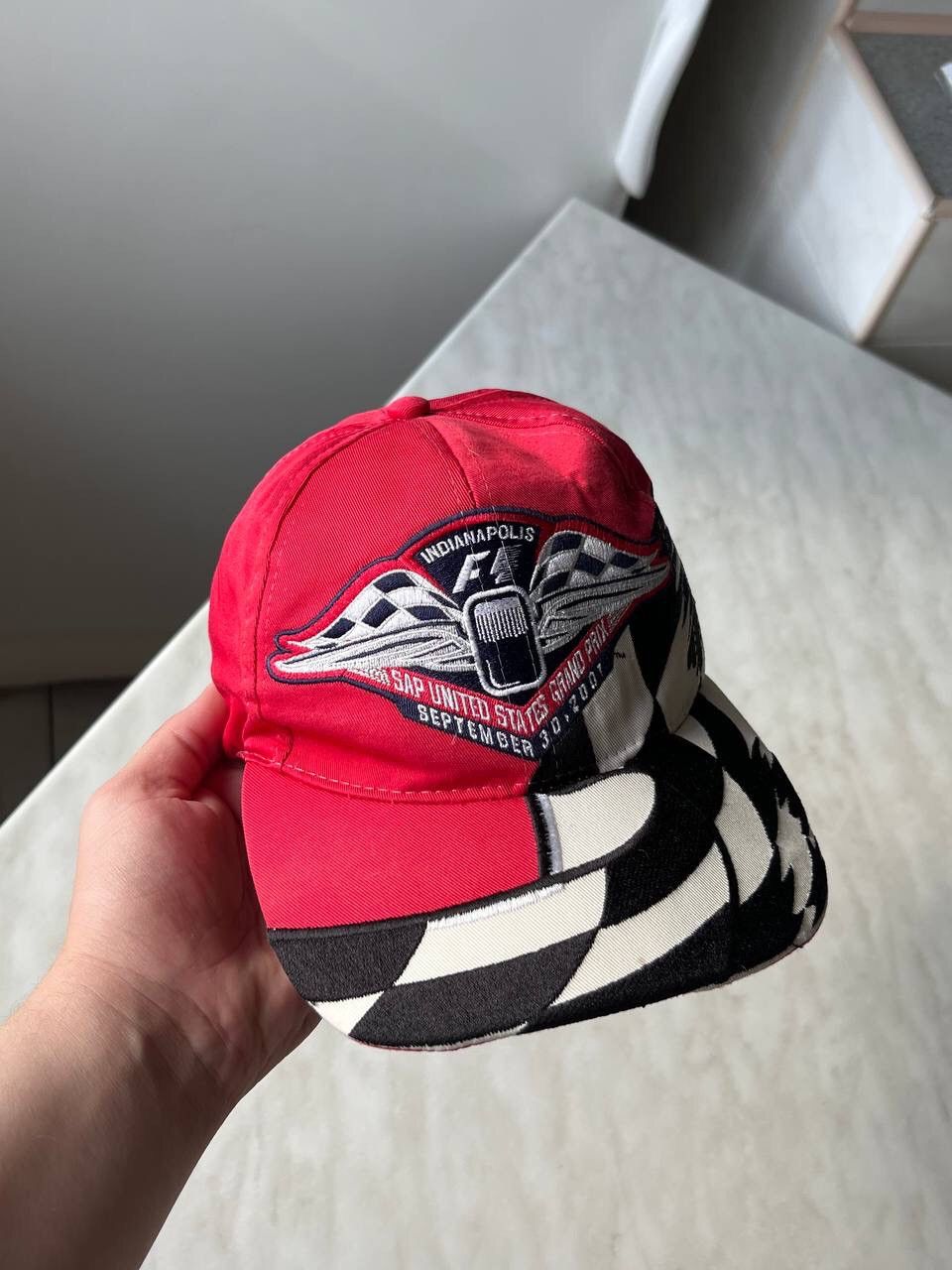 Vintage USA Formula One Indianapolis 2001 Racing cap hat Size ONE SIZE - 2 Thumbnail