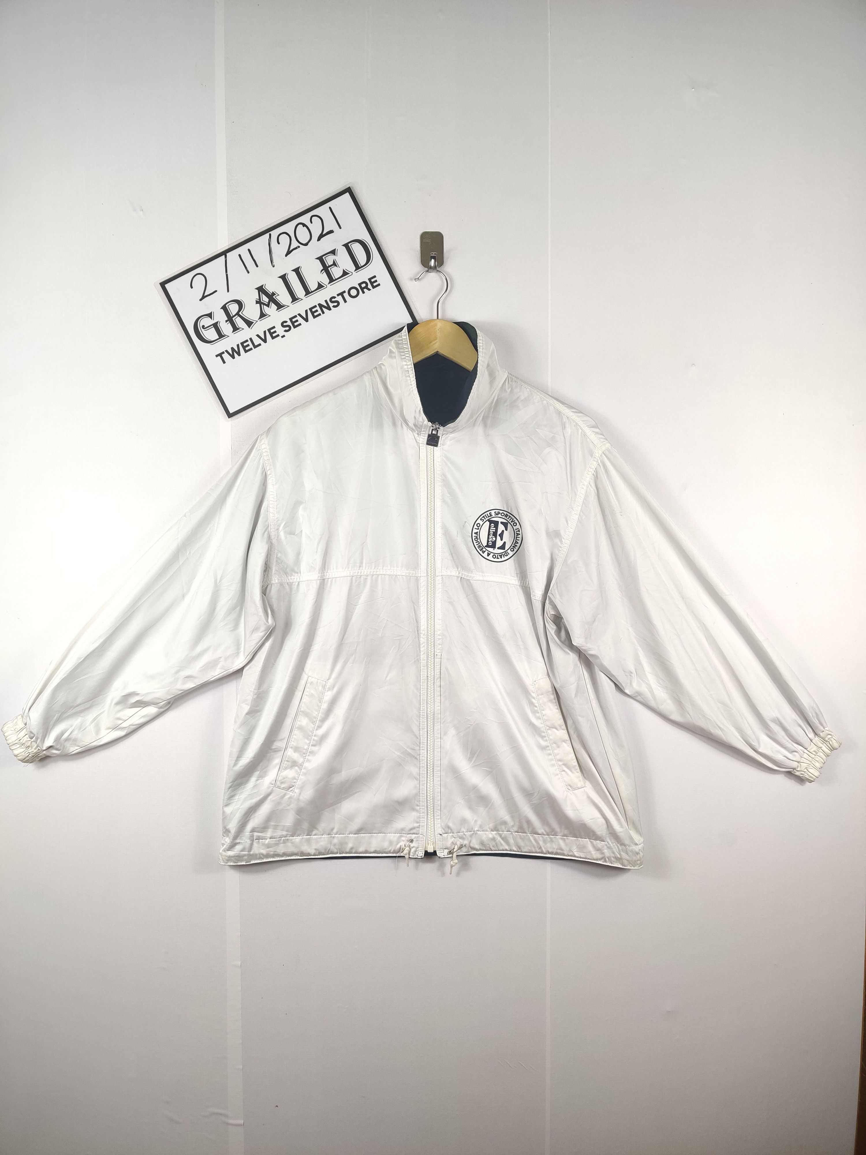 Ellesse Vintage 90's Ellesse Windbreaker Reversible Jacket Size US M / EU 48-50 / 2 - 1 Thumbnail