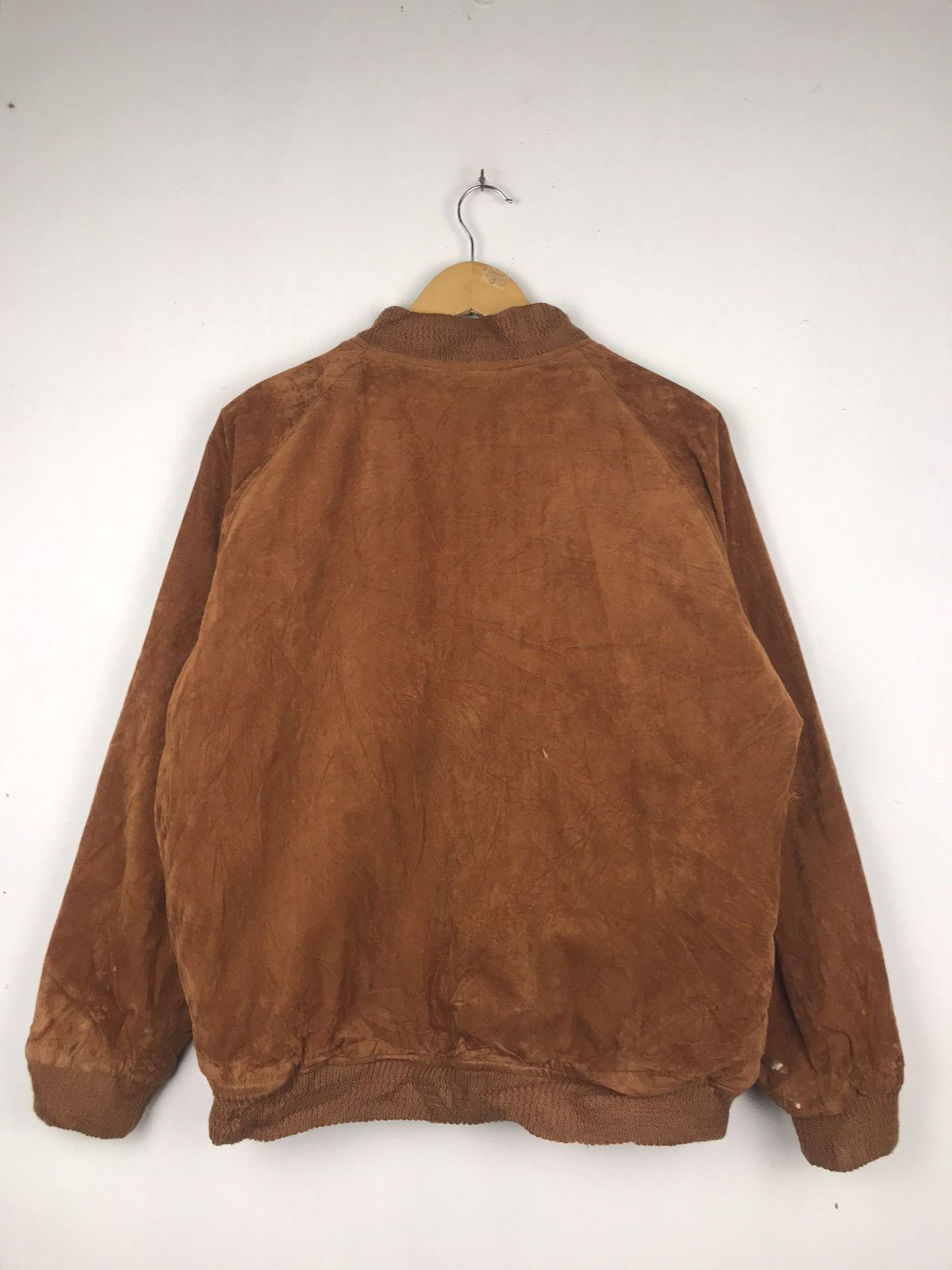 Japanese Brand × Vintage 🔥Rare🔥Vintage Velvet Full Zipper Bomber Jacket Size US XL / EU 56 / 4 - 2 Thumbnail