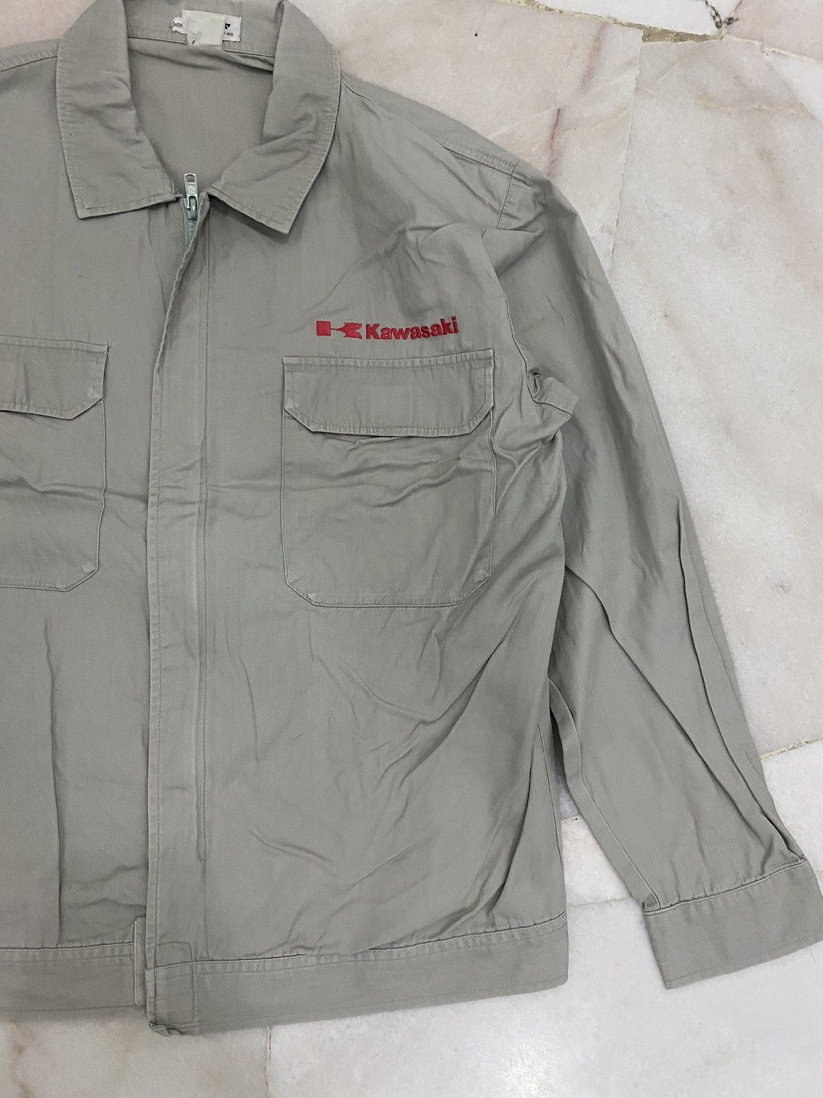 Japanese Brand × Vintage Kawasaki Spell Out Overshirt Jacket Size US M / EU 48-50 / 2 - 5 Thumbnail