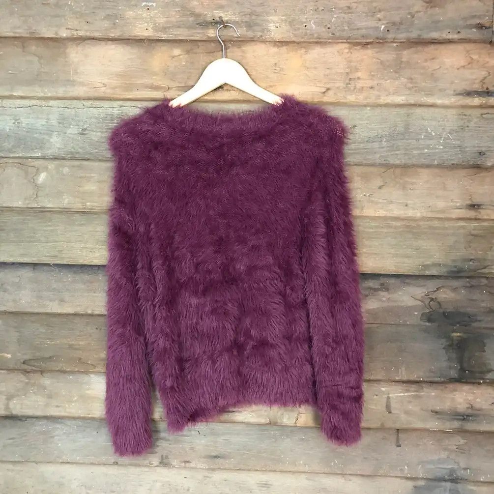 Homespun Knitwear × Japanese Brand Vintage Shag Shaggy Fur Mohair Knitwear #68 Size L / US 10 / IT 46 - 8 Thumbnail