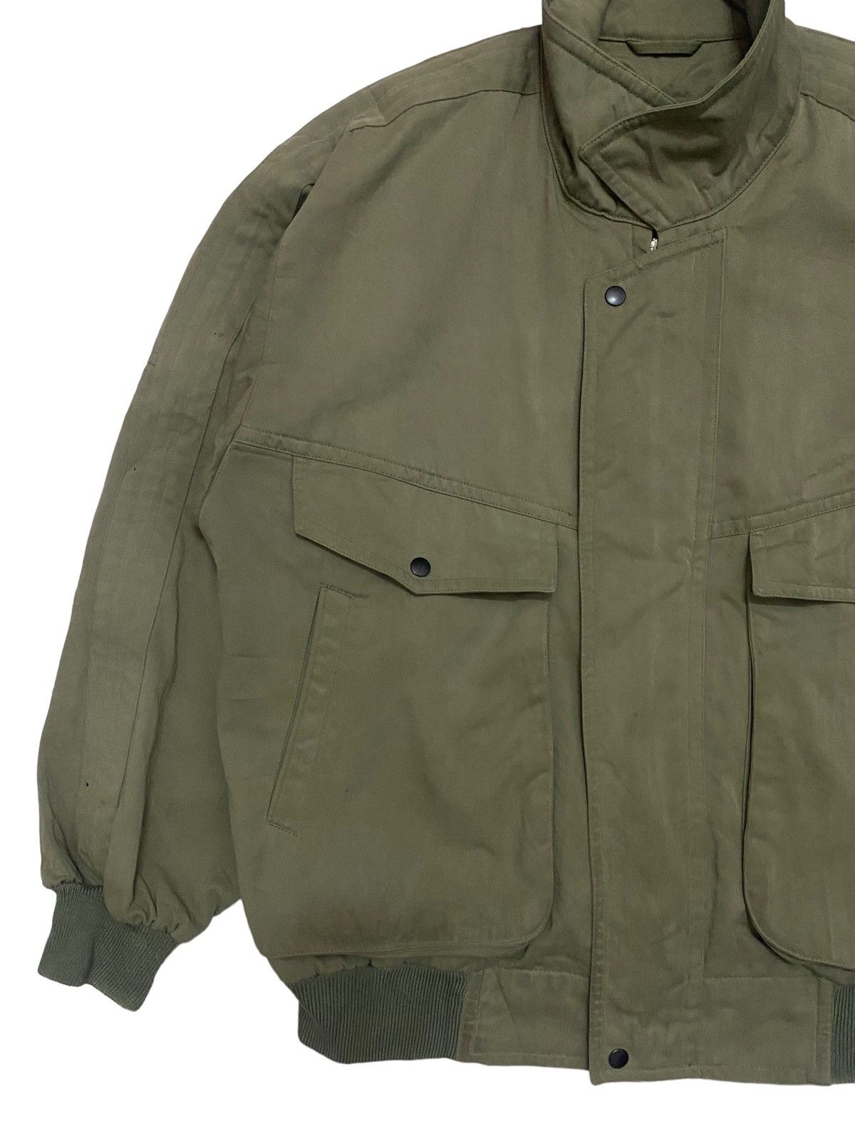 Vintage Vintage Military Cotton Bomber Jacket Size US L / EU 52-54 / 3 - 2 Thumbnail