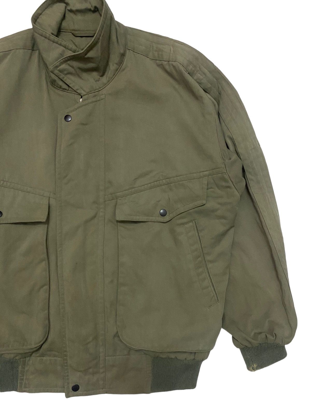 Vintage Vintage Military Cotton Bomber Jacket Size US L / EU 52-54 / 3 - 3 Thumbnail