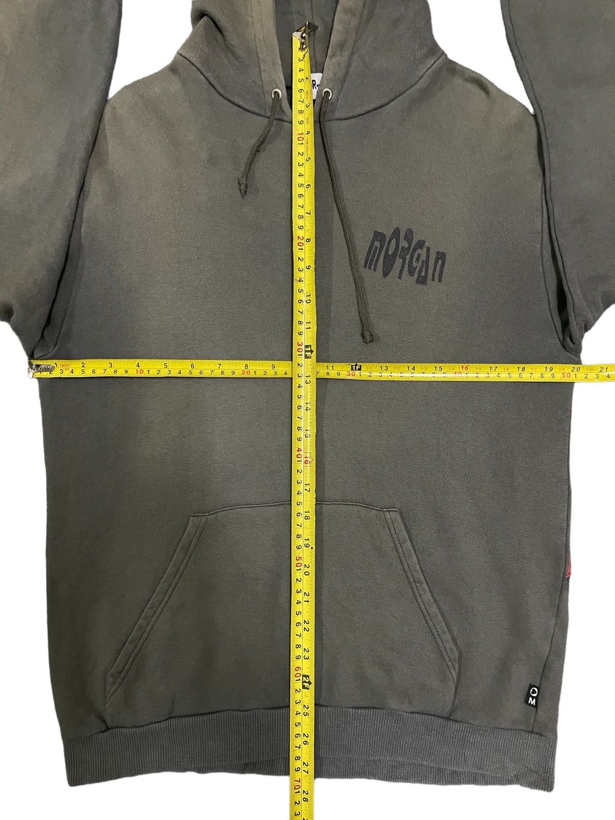 Morgan Homme Vintage Morgan Homme Sun Faded Overprint Hoodie Size US M / EU 48-50 / 2 - 12 Thumbnail
