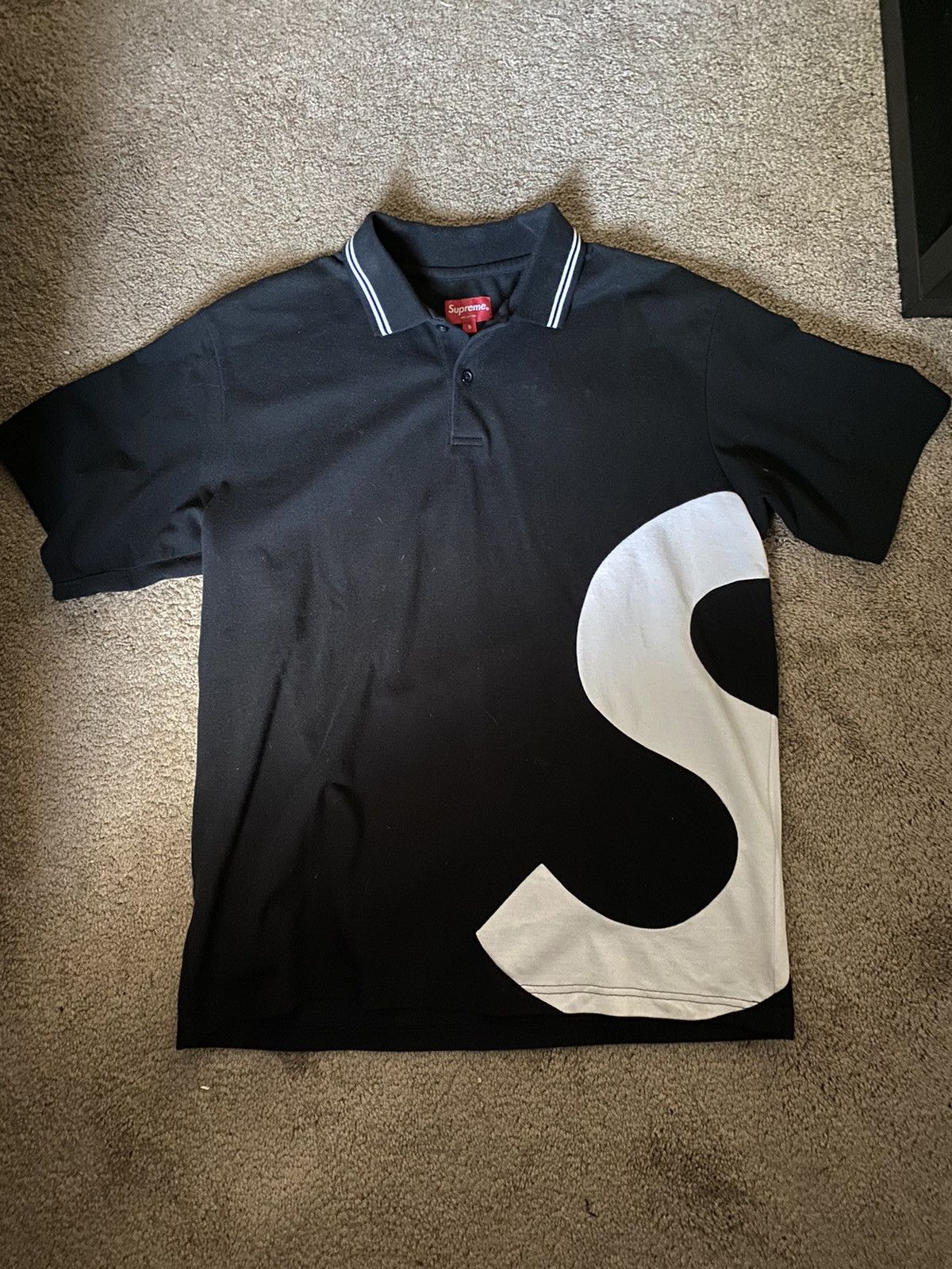 Supreme S Logo retailer polo shirt